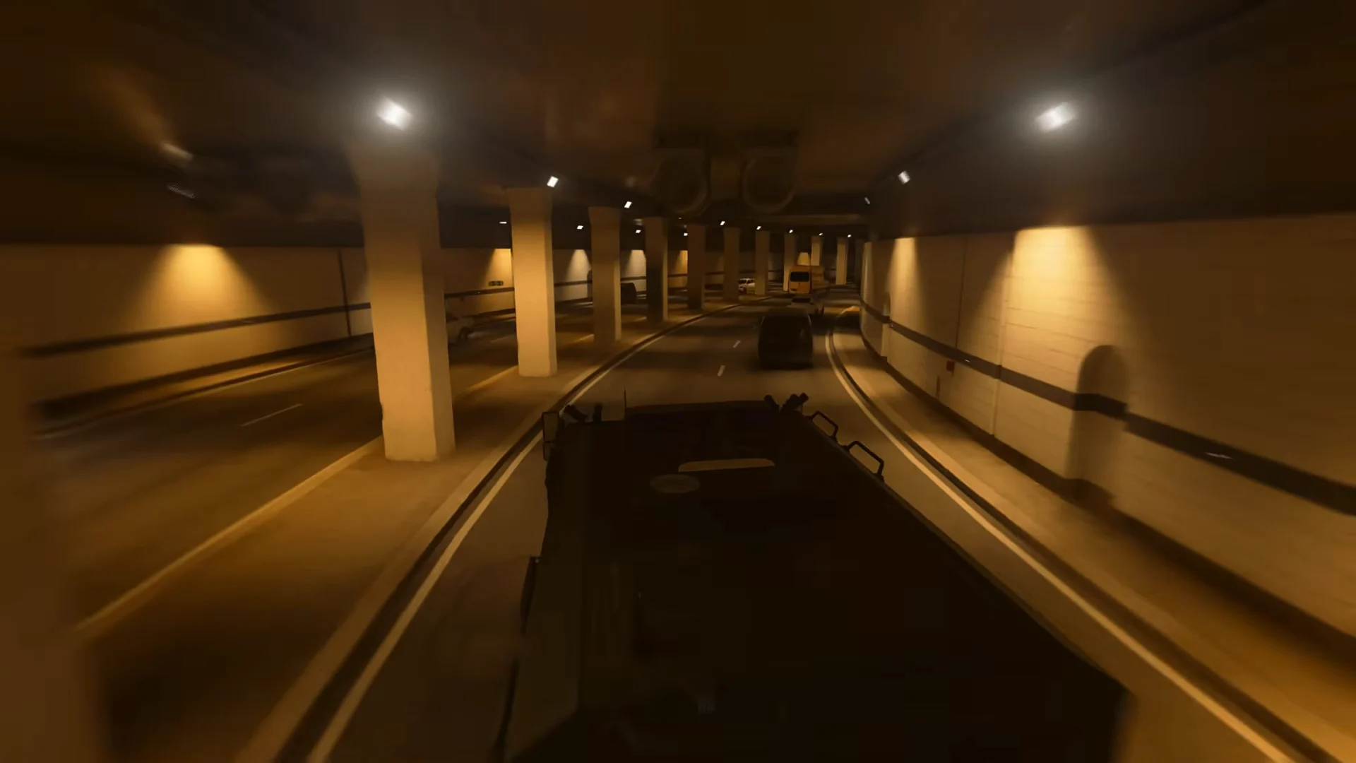 Tunnel driving sequence