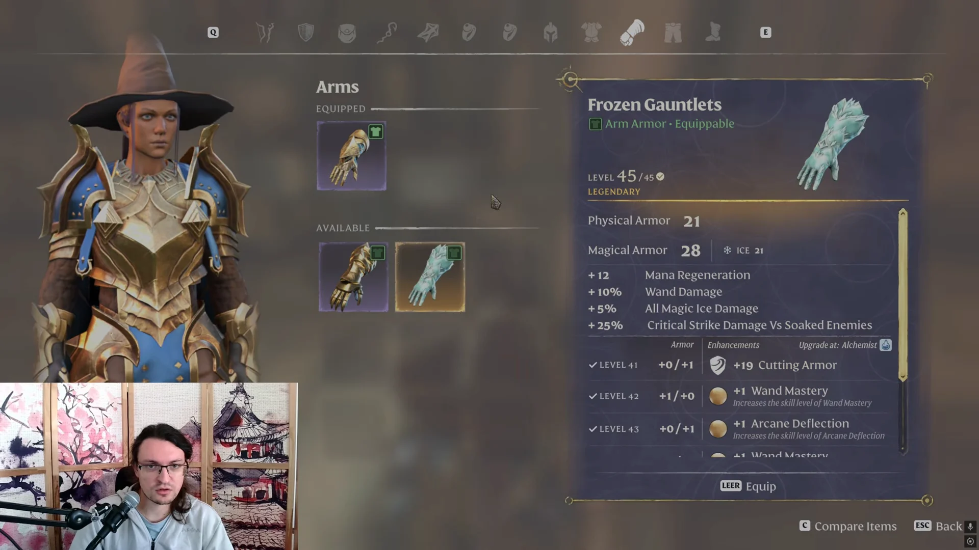 Frozen Gauntlets item card