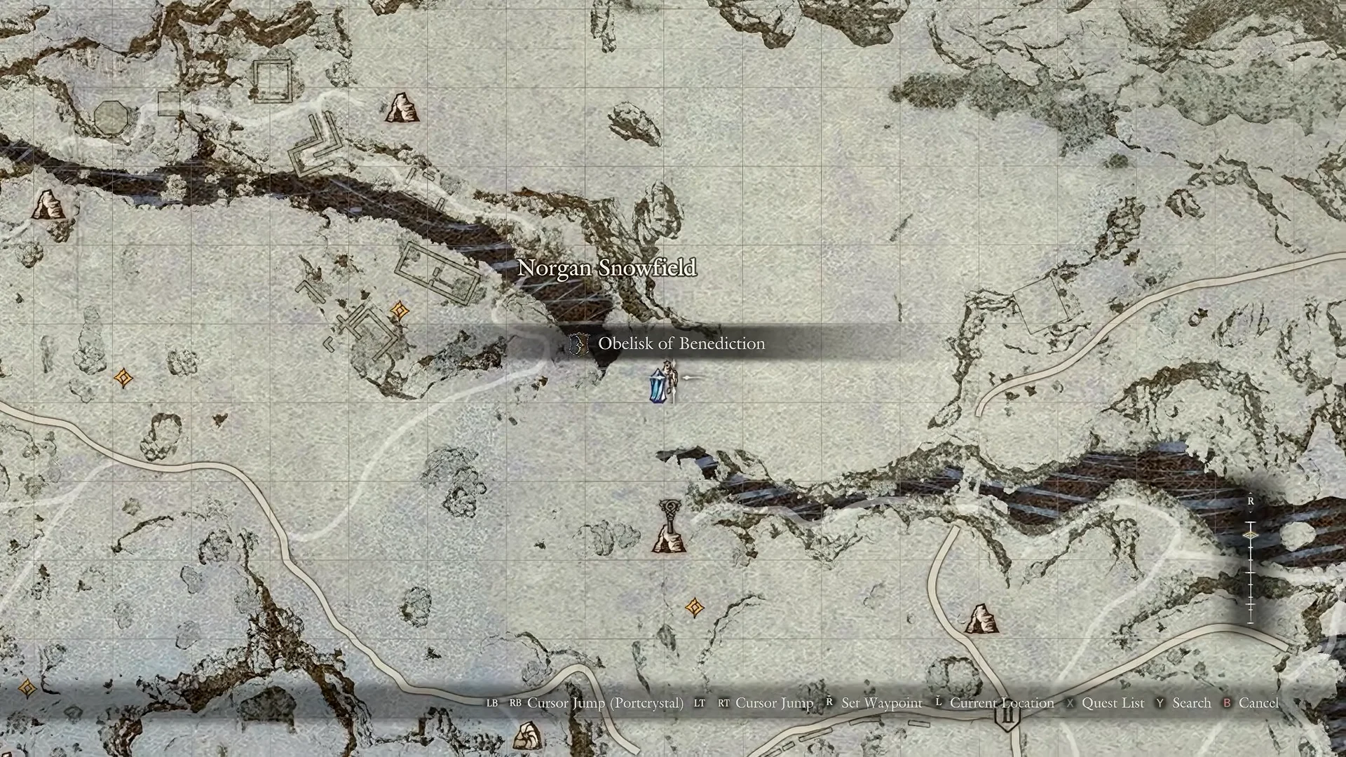 Locating the Obelisk of Benediction