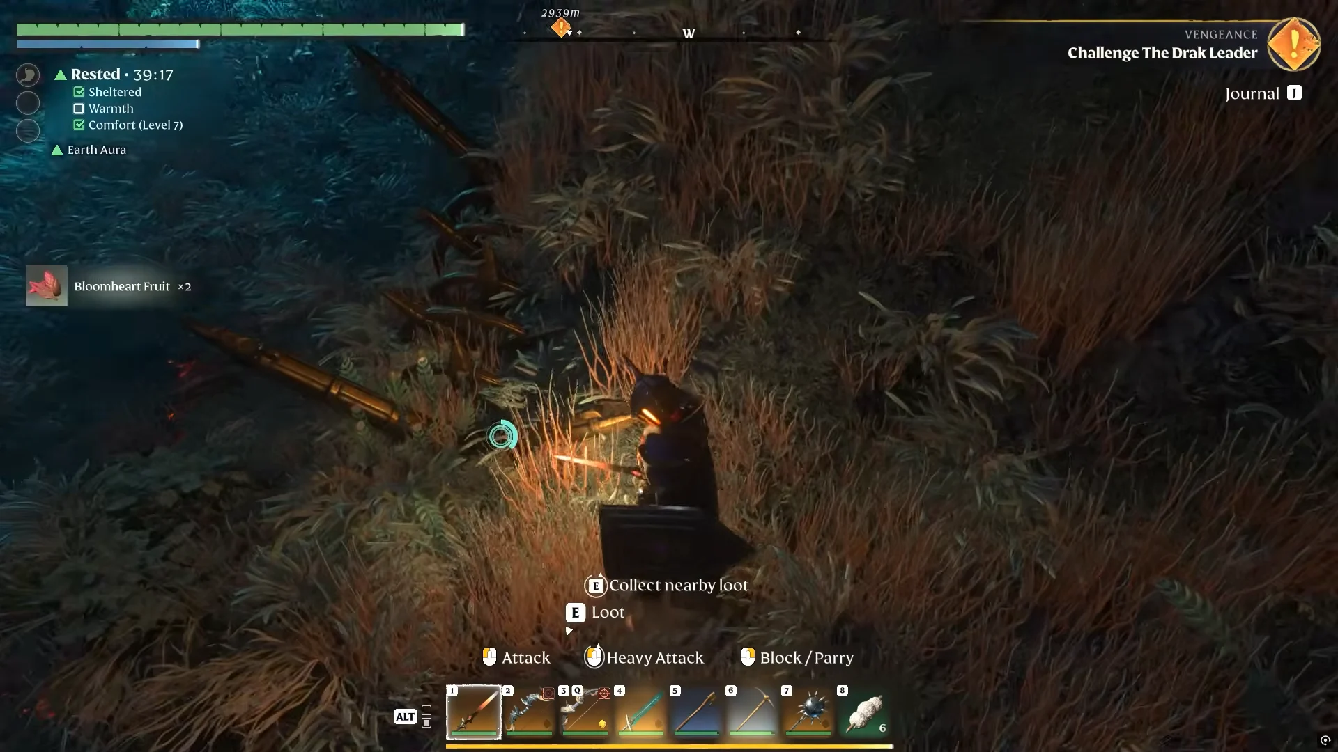 Finding and harvesting the plant