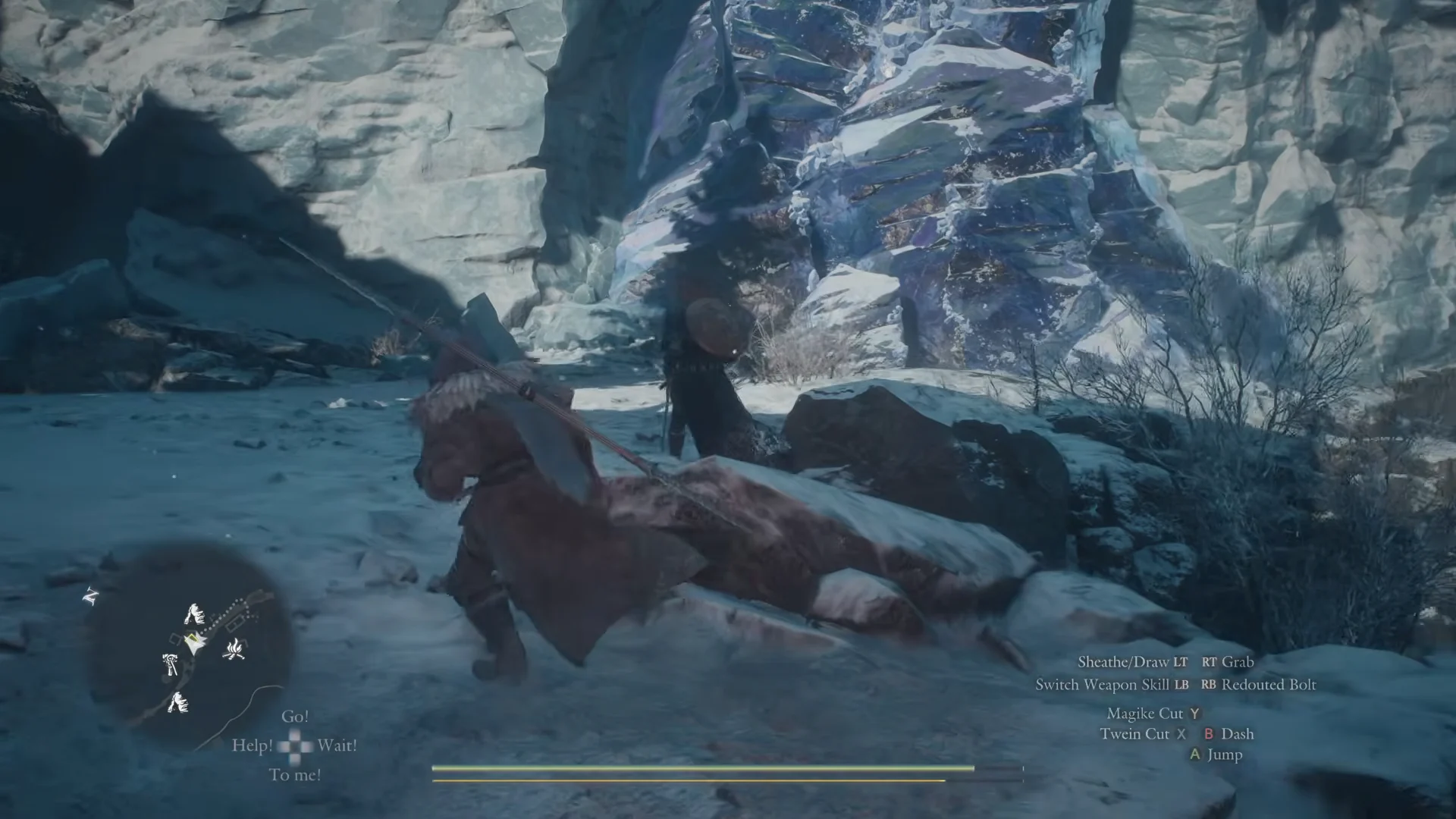 Reaching the Ice Wall