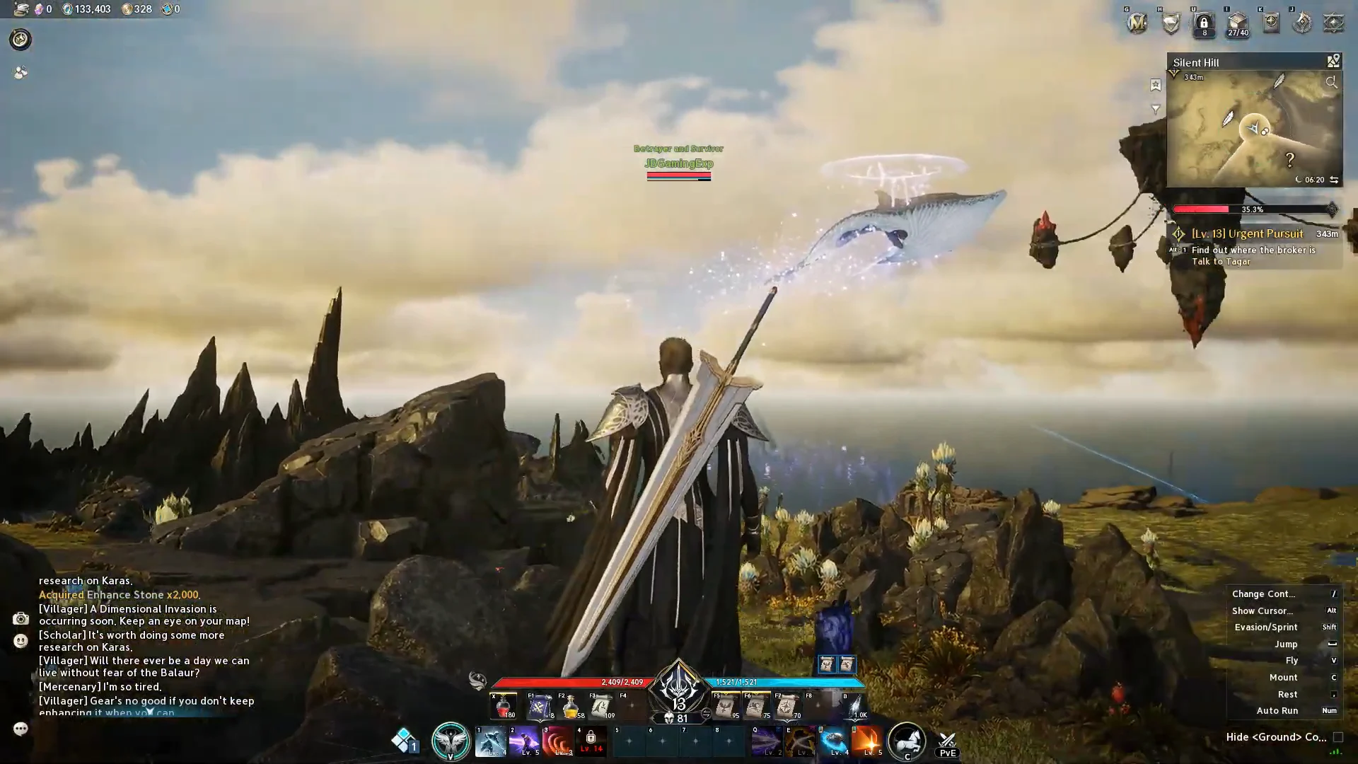 Testing weapon visibility