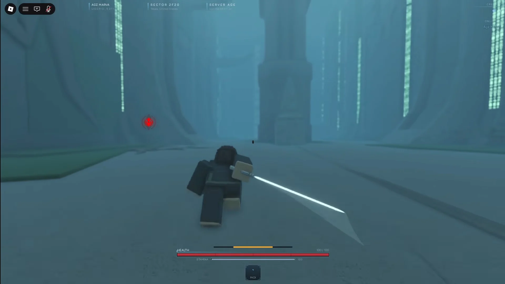 Approaching Tutorial Boss