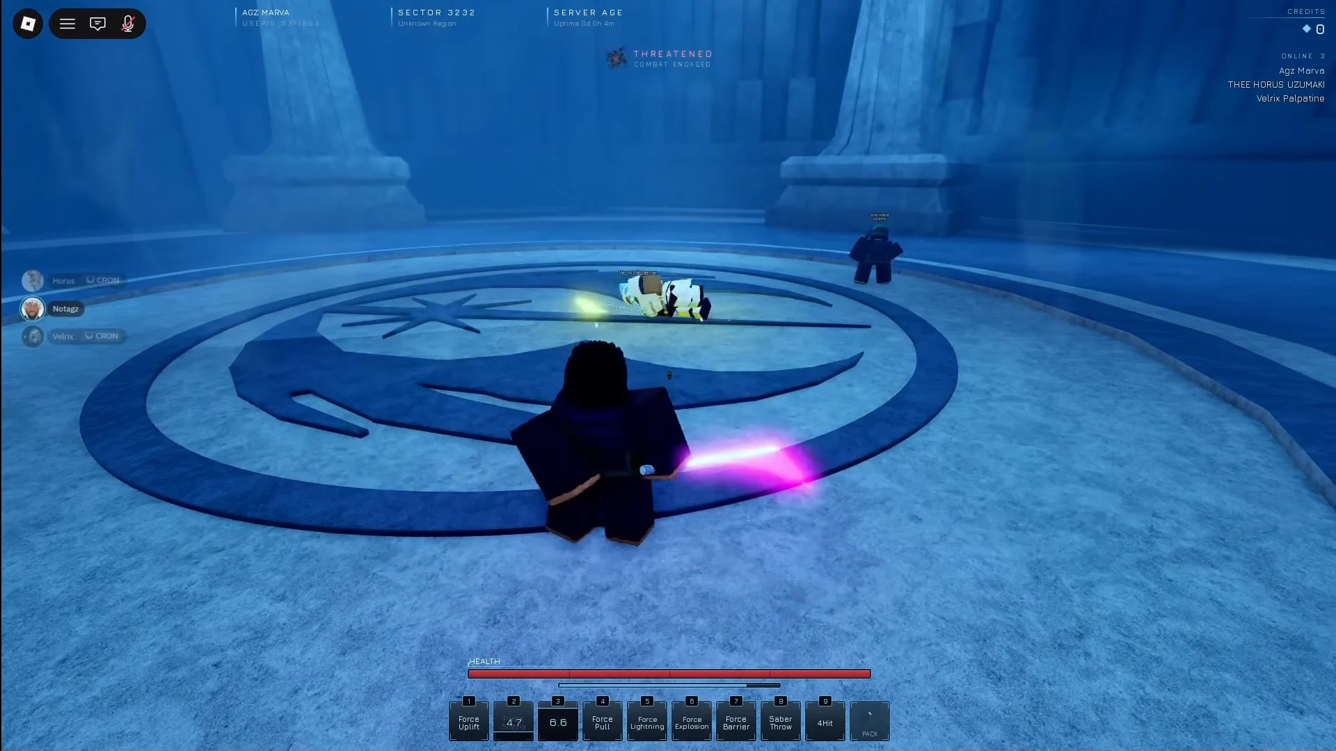 Force Powers Demonstration