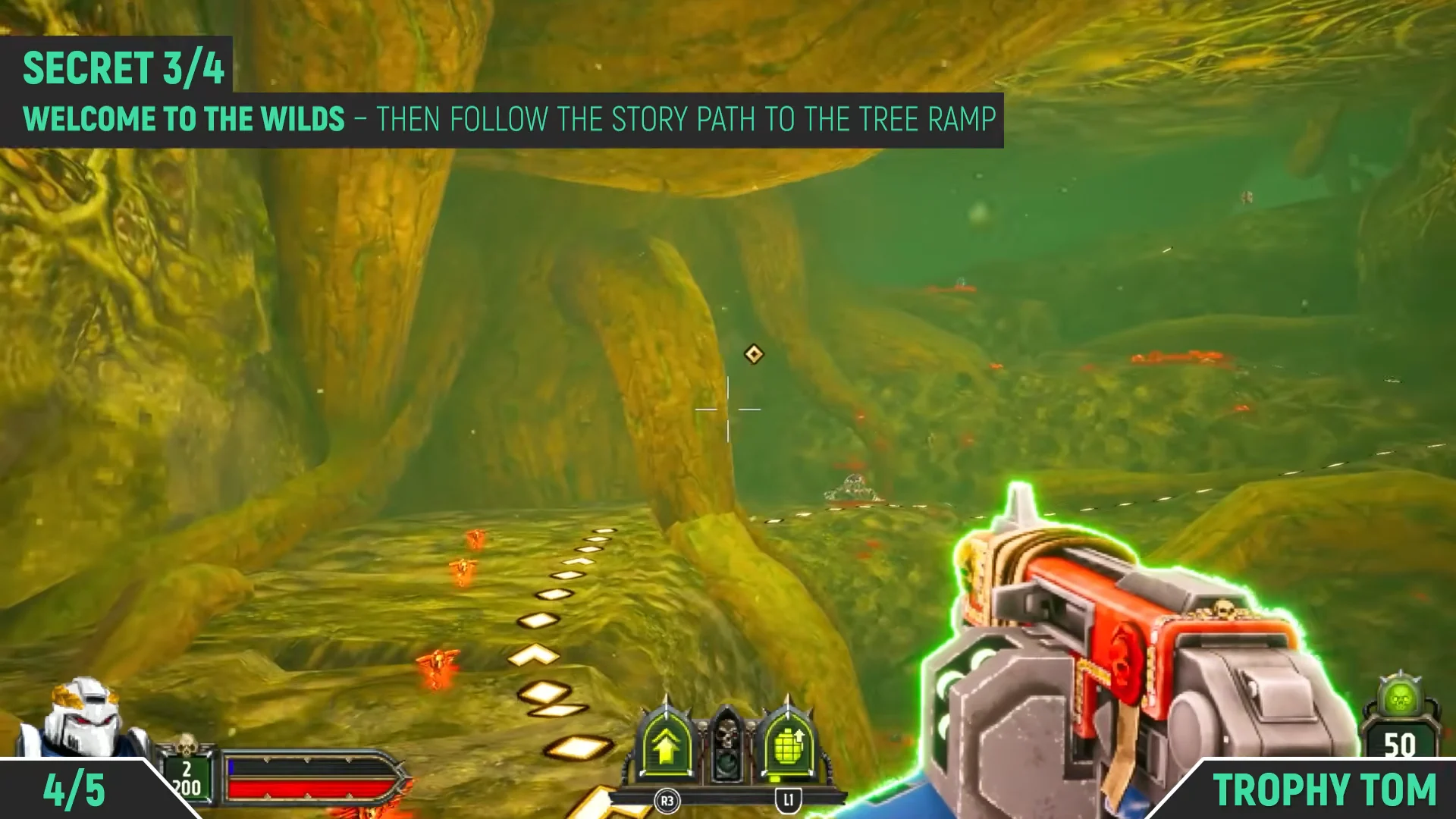 Secret 3/4 Navigation