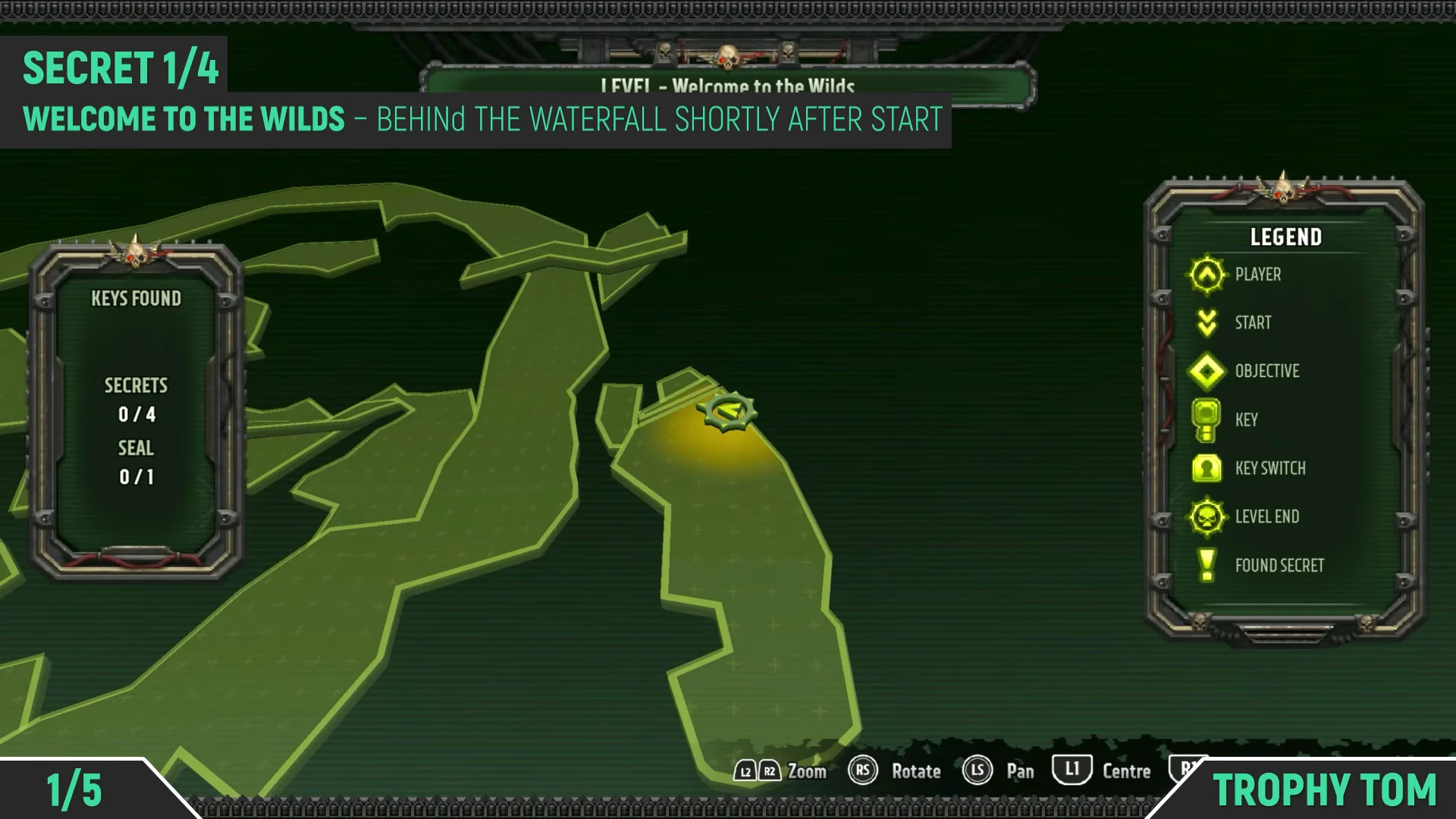 Secret 1/4 Map & Path