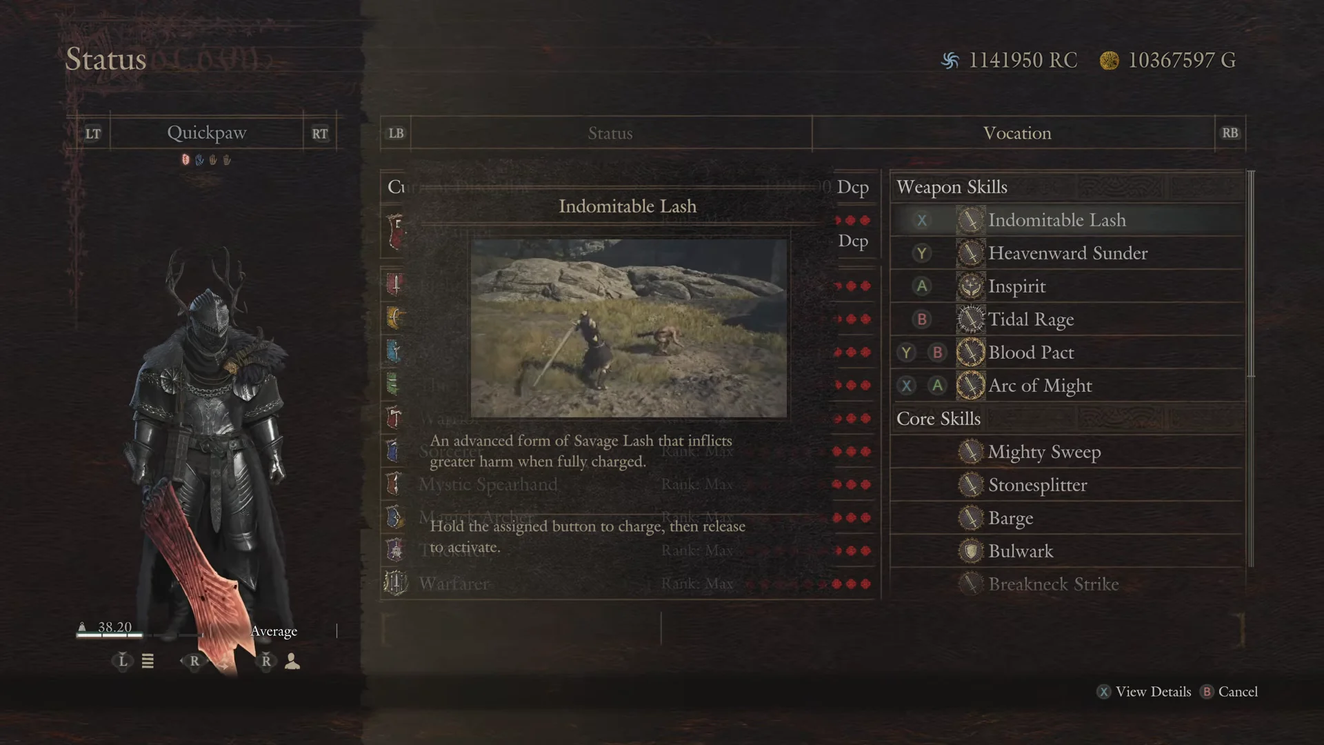 Weapon Skills Breakdown