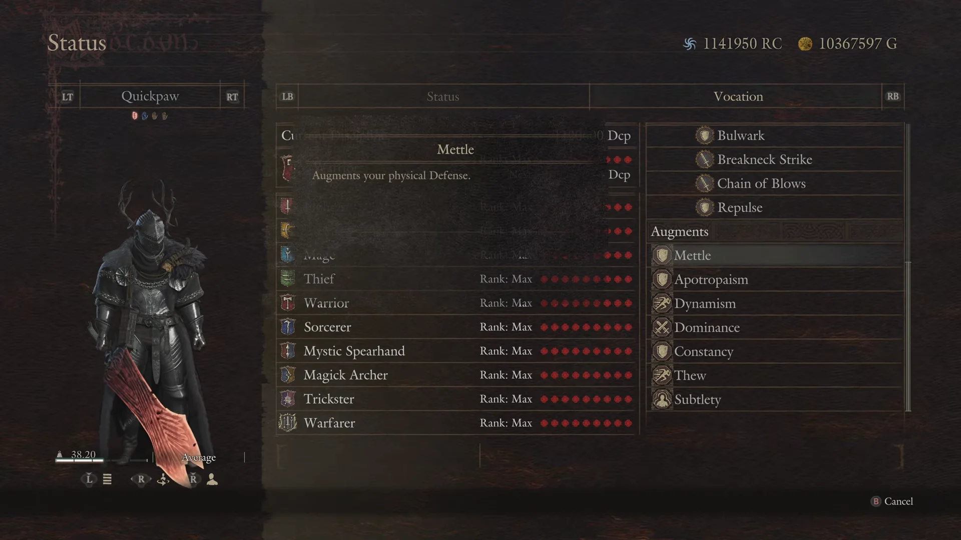 Warrior Augments