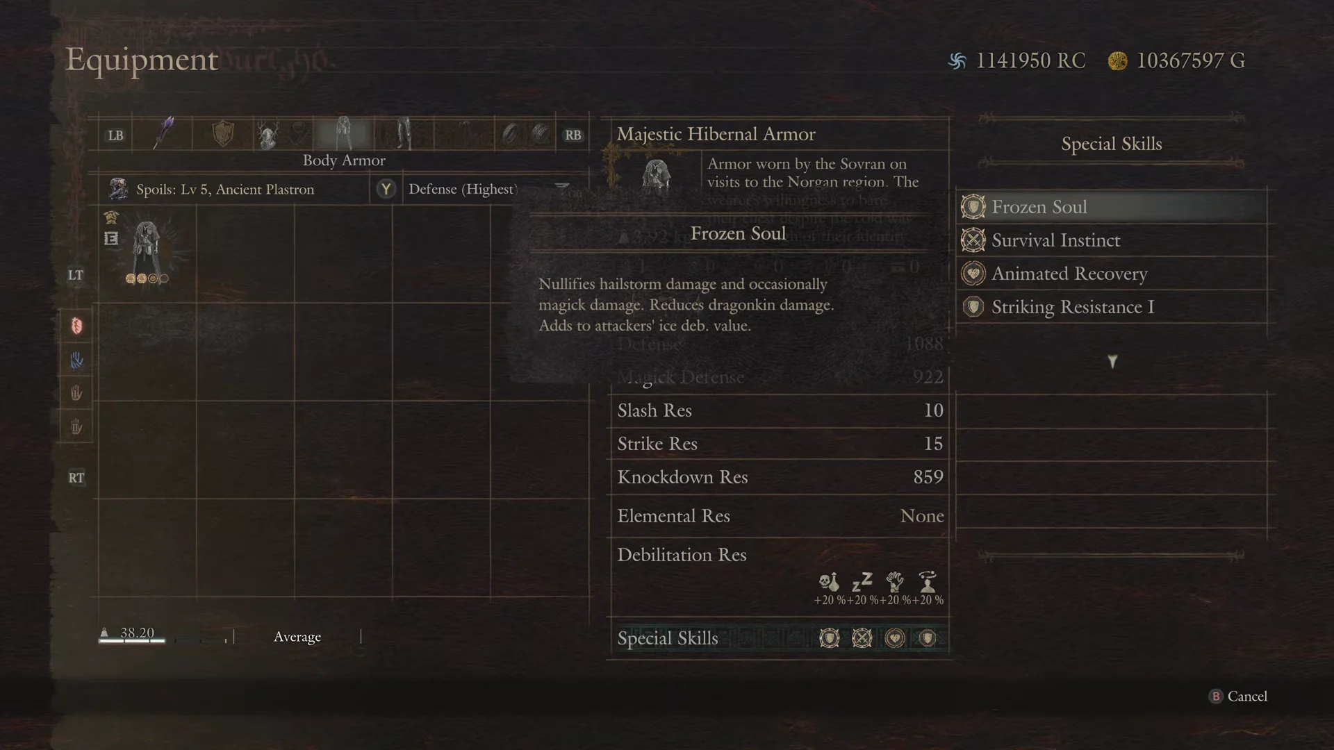 Body Armor: Majestic Hibernal Armor