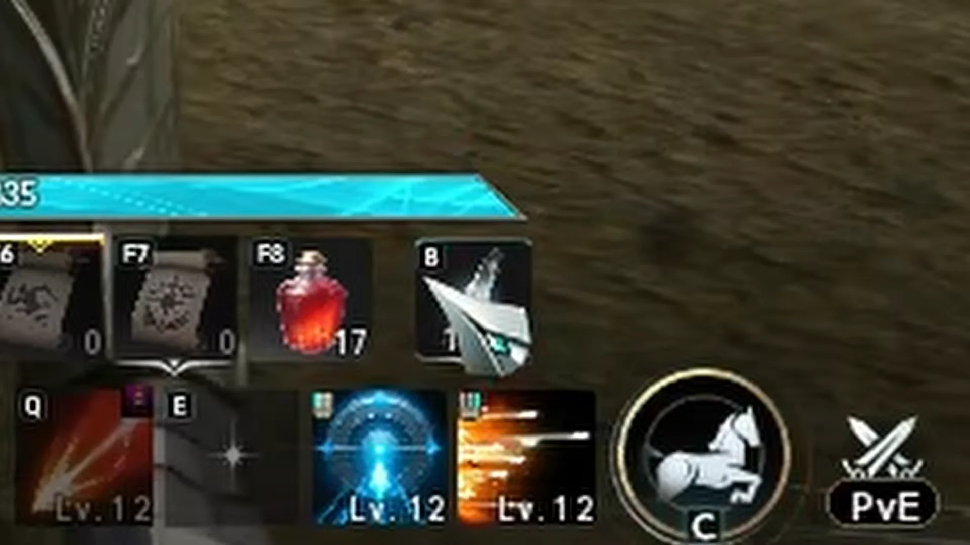 Toggling Power Shards on the Hotbar