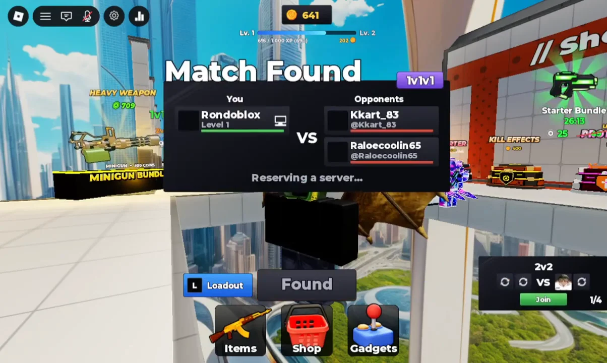 Queueing for a match