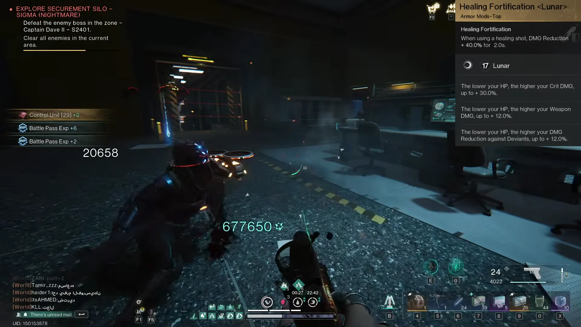 Lunar Mods & Survivability Perks