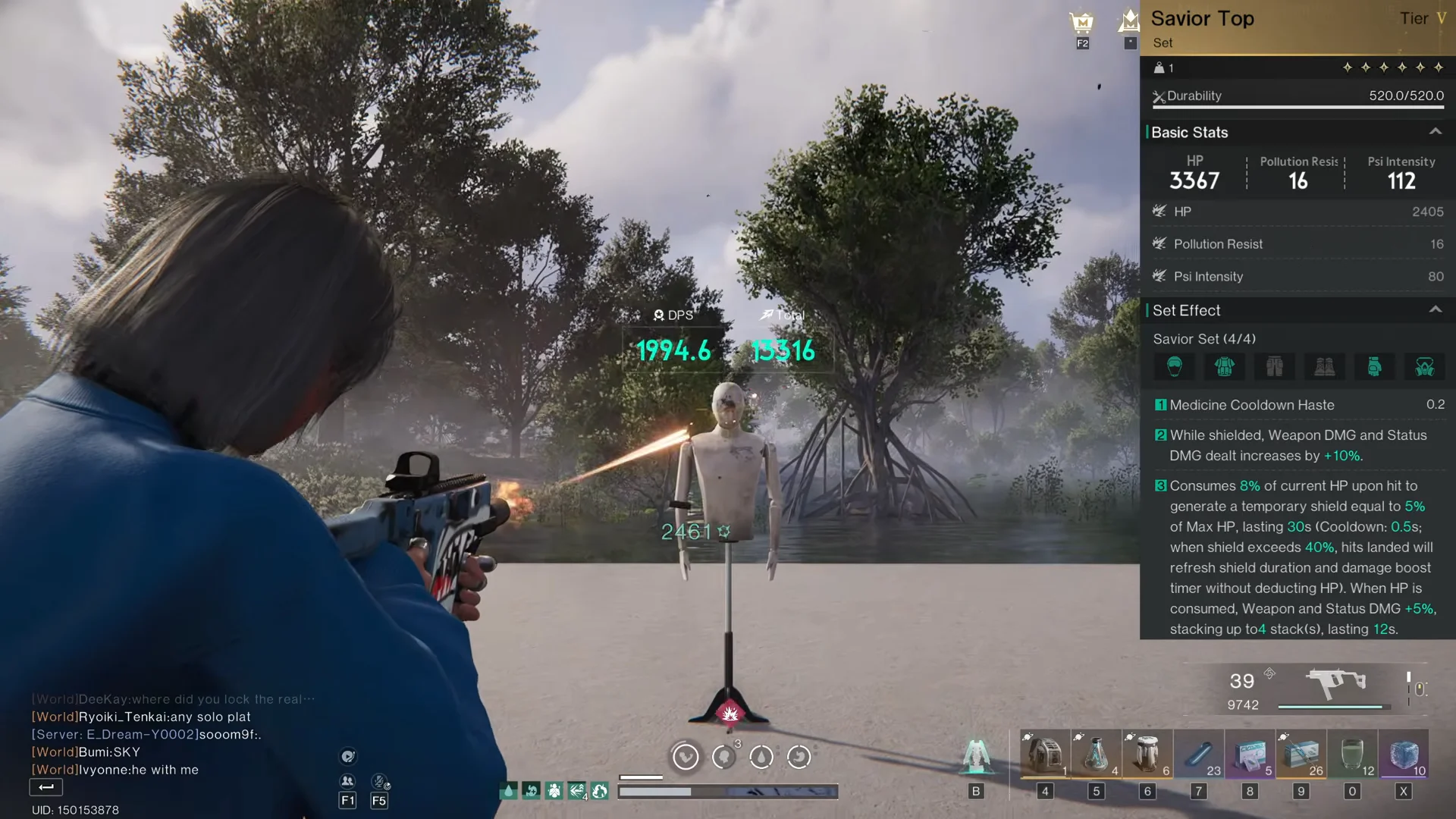 Savior Set Mechanics & Testing