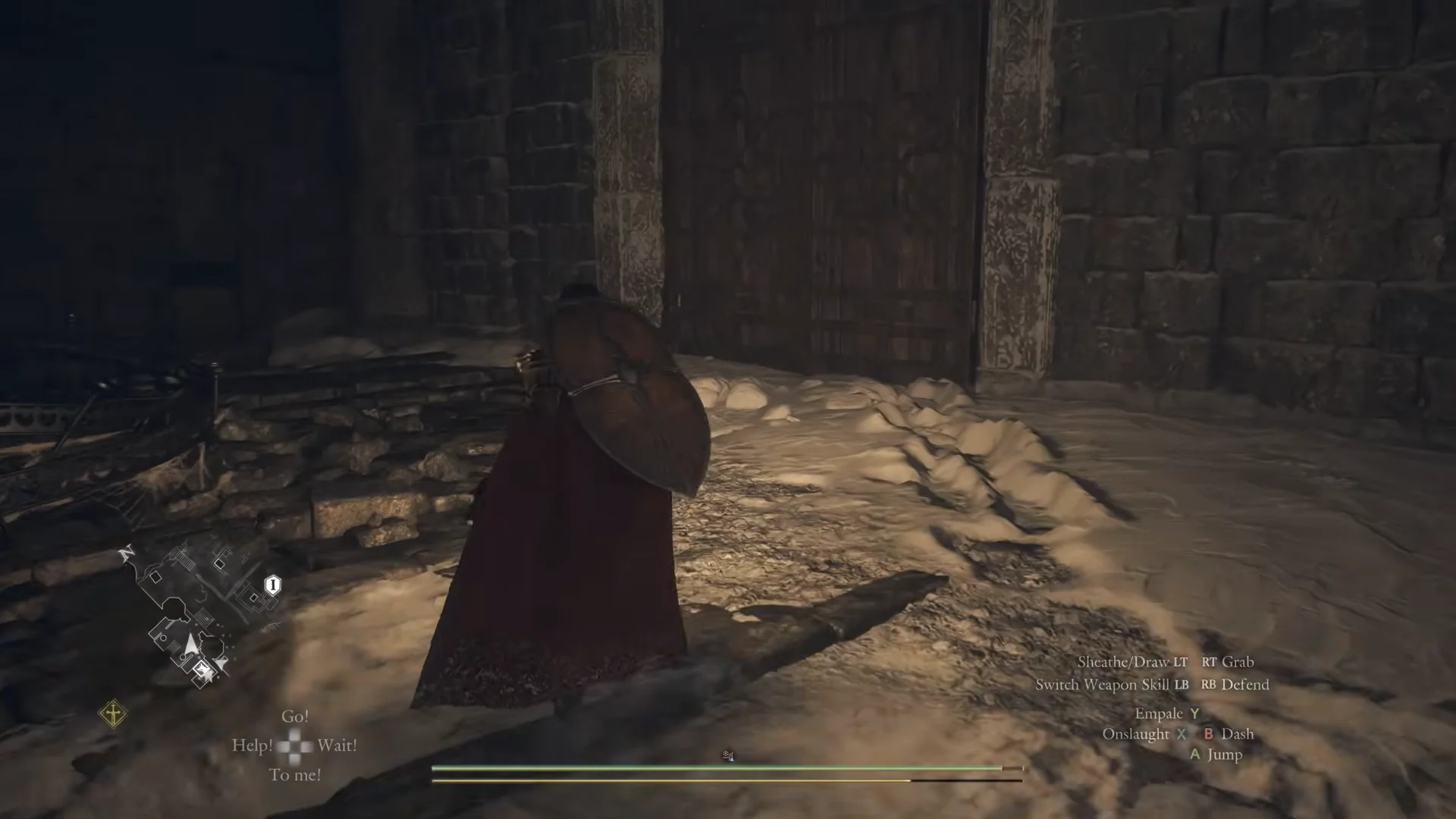 Reaching the reinforced doors