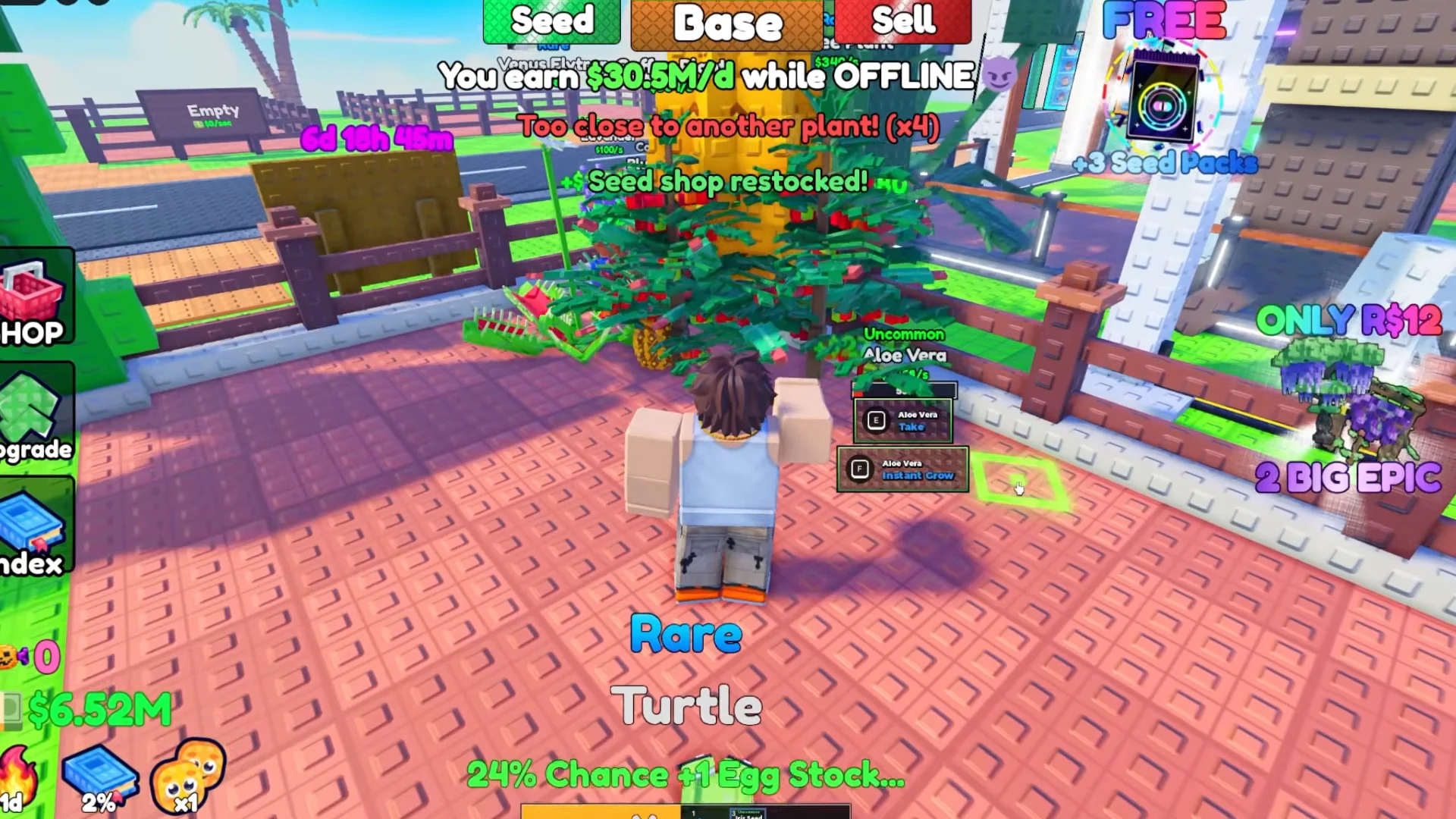 Base Management & Harvesting