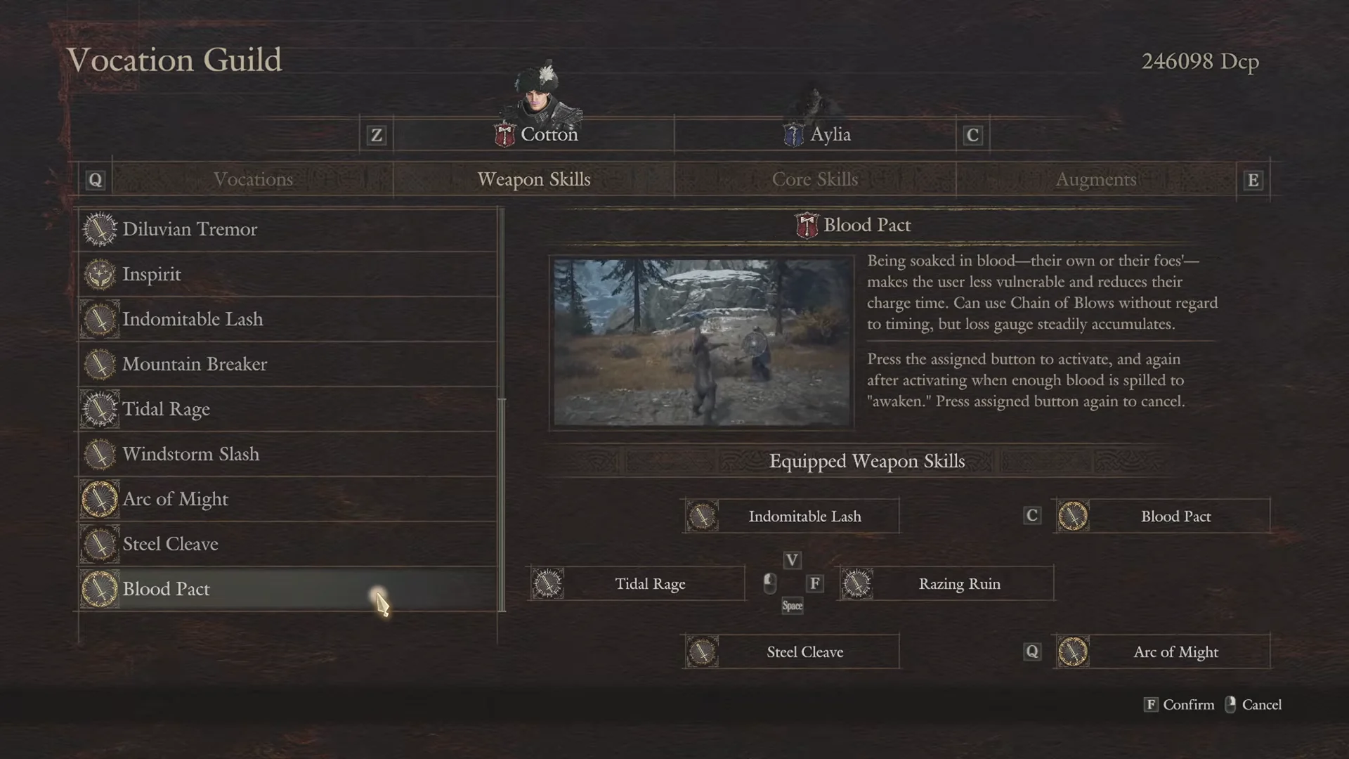 Warrior Pawn Build