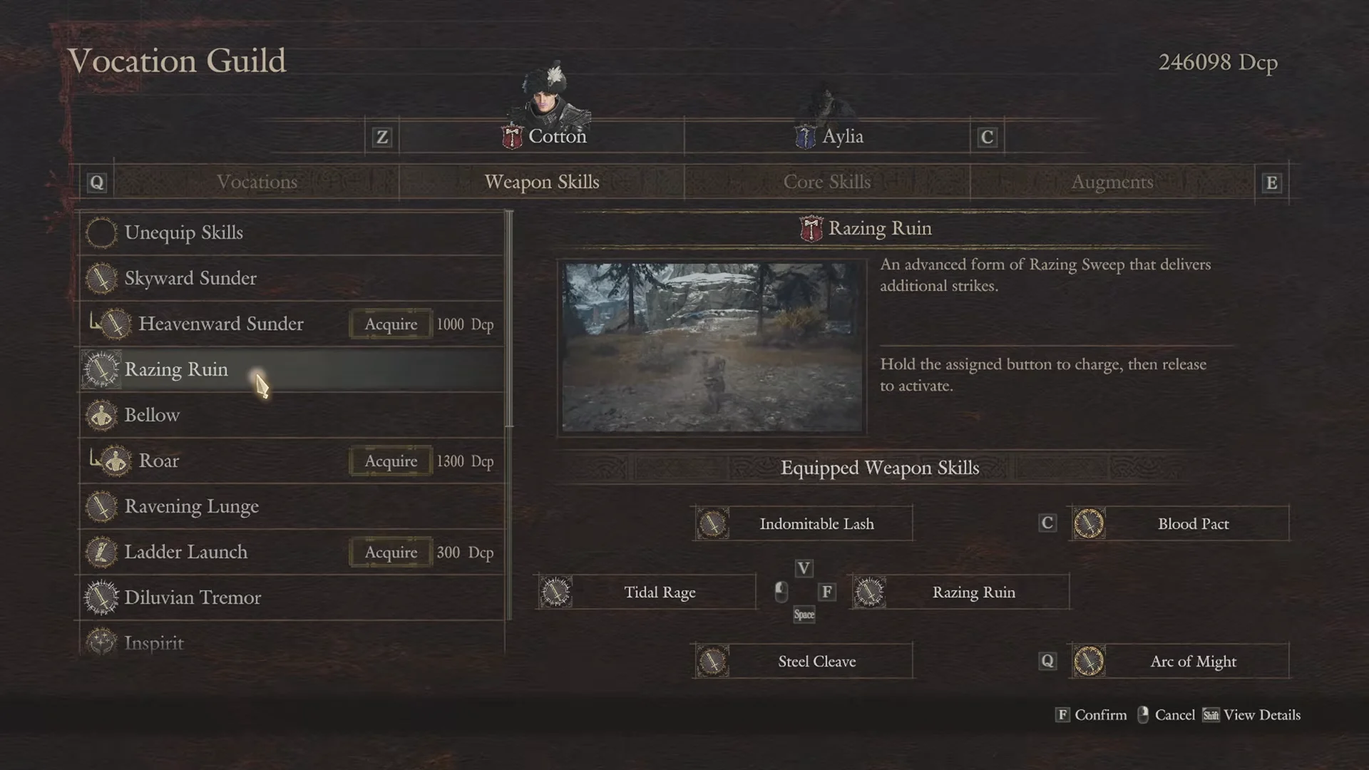 Warrior Inclination & Skills