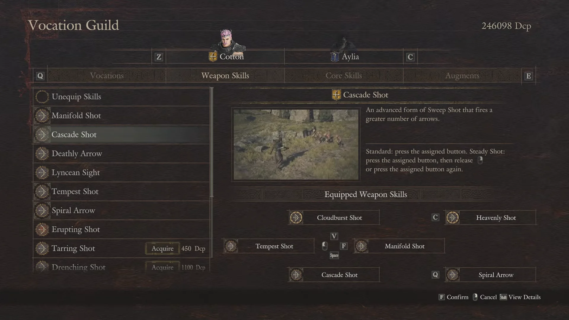 Archer Augments & Skills