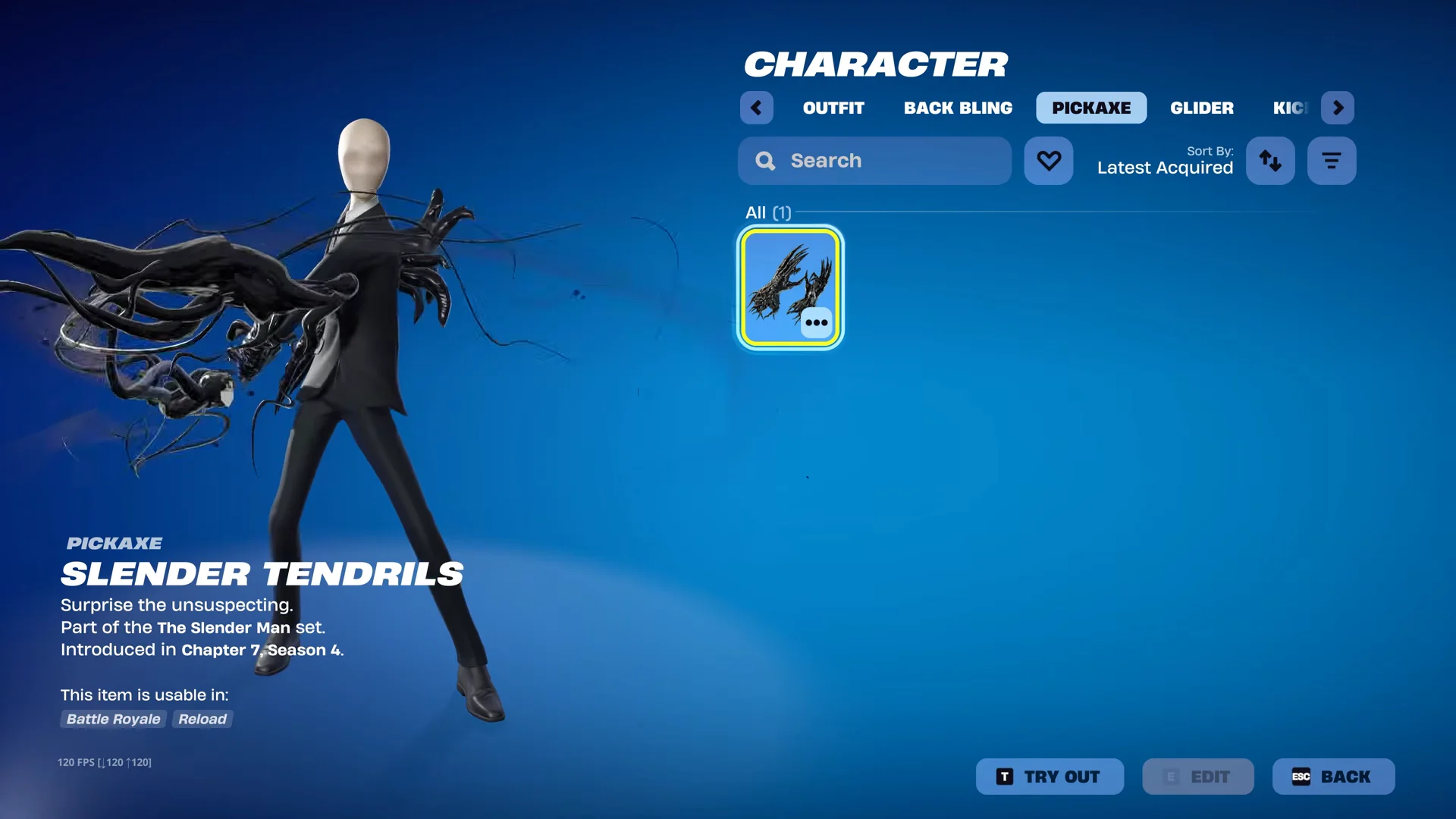 Slender Tendrils Pickaxe
