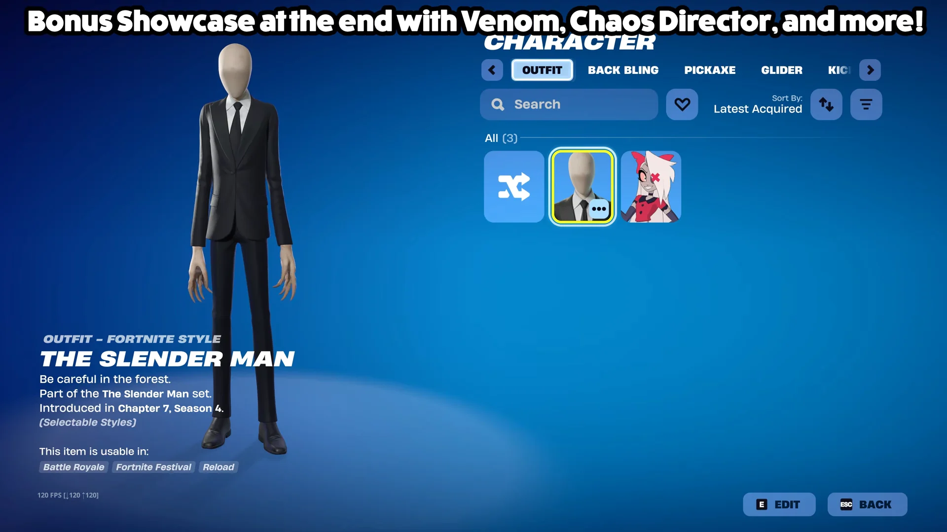 Slender Man Outfit Overview