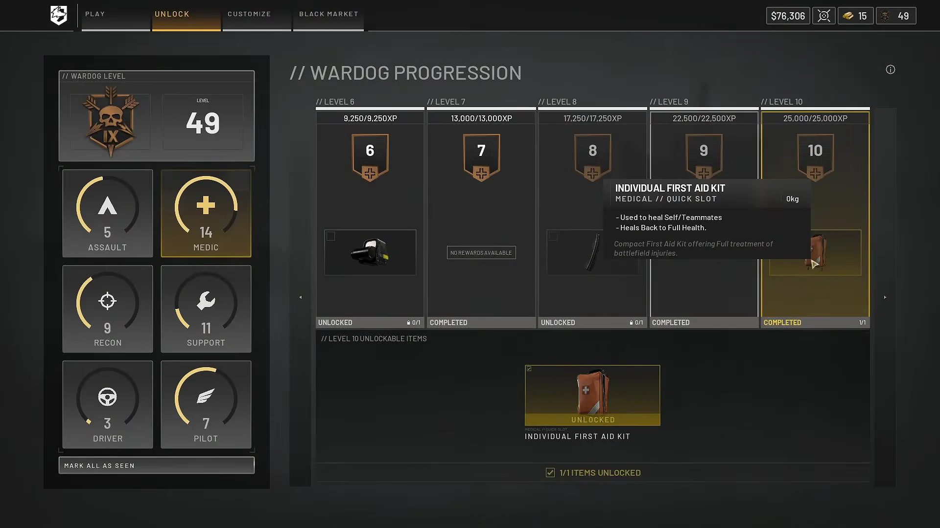 Medic Smokes & First Aid Kits