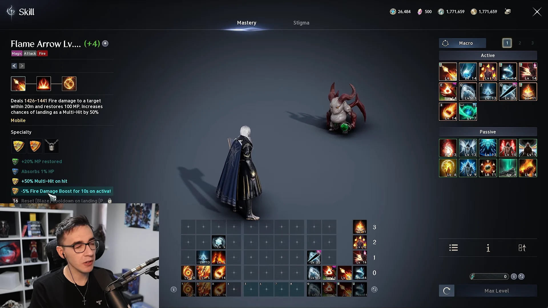 In-Game Mastery Skill Tree & Specialty Slots