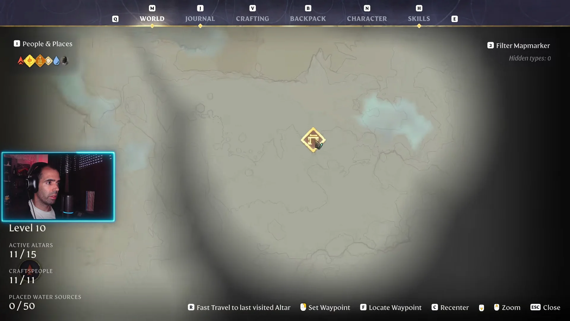 Map location overview
