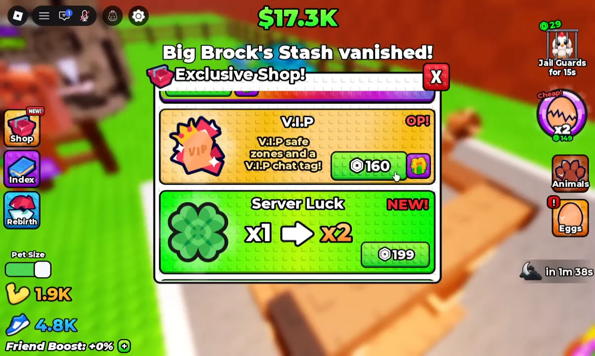 Inspecting Exclusive Shop