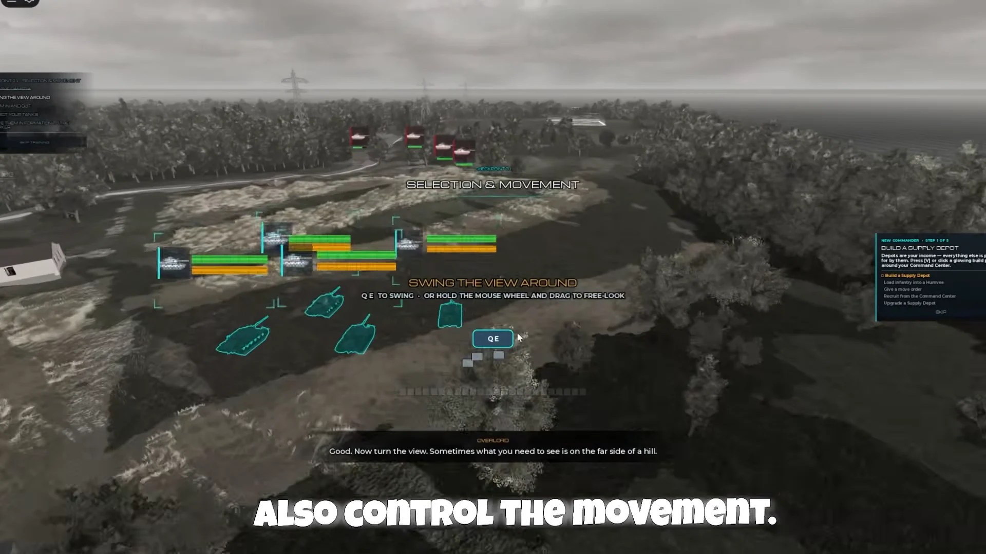 Tutorial Gameplay: Camera & Unit Selection