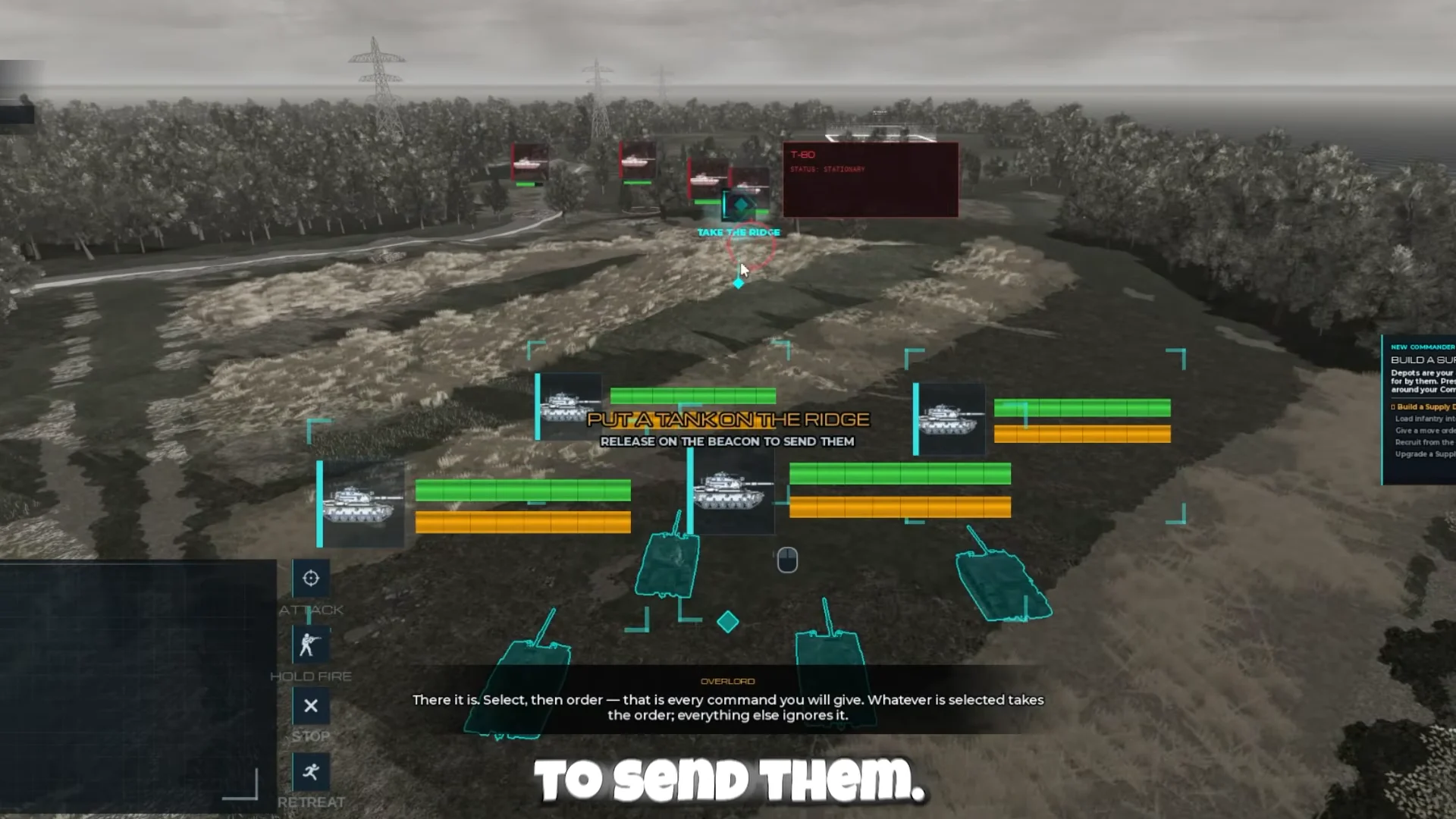 Tutorial Gameplay: Movement & Attack Orders