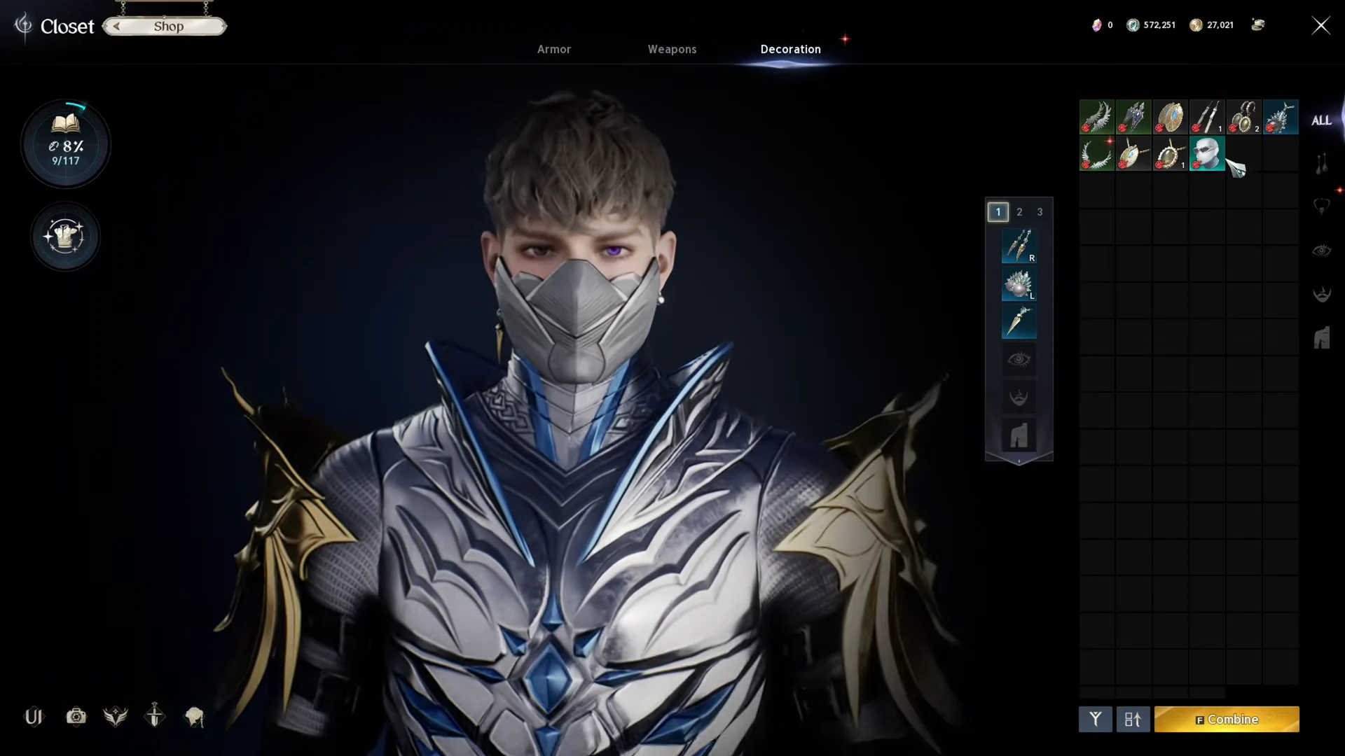Verifying unlocked appearance