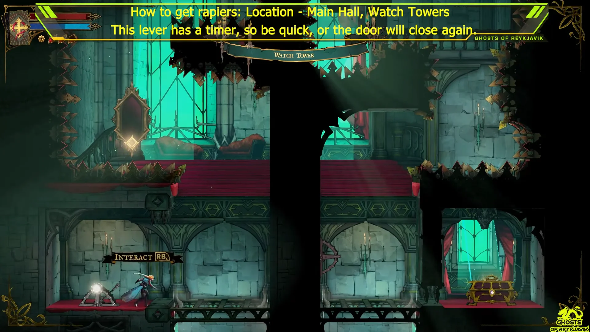 Activating Timed Lever in Watch Tower