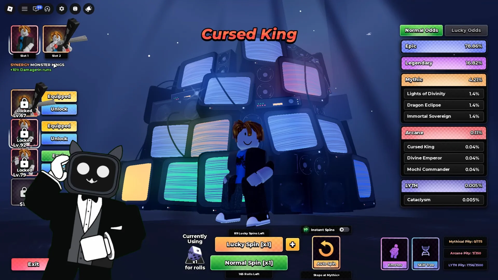Primary Character Slot Setup