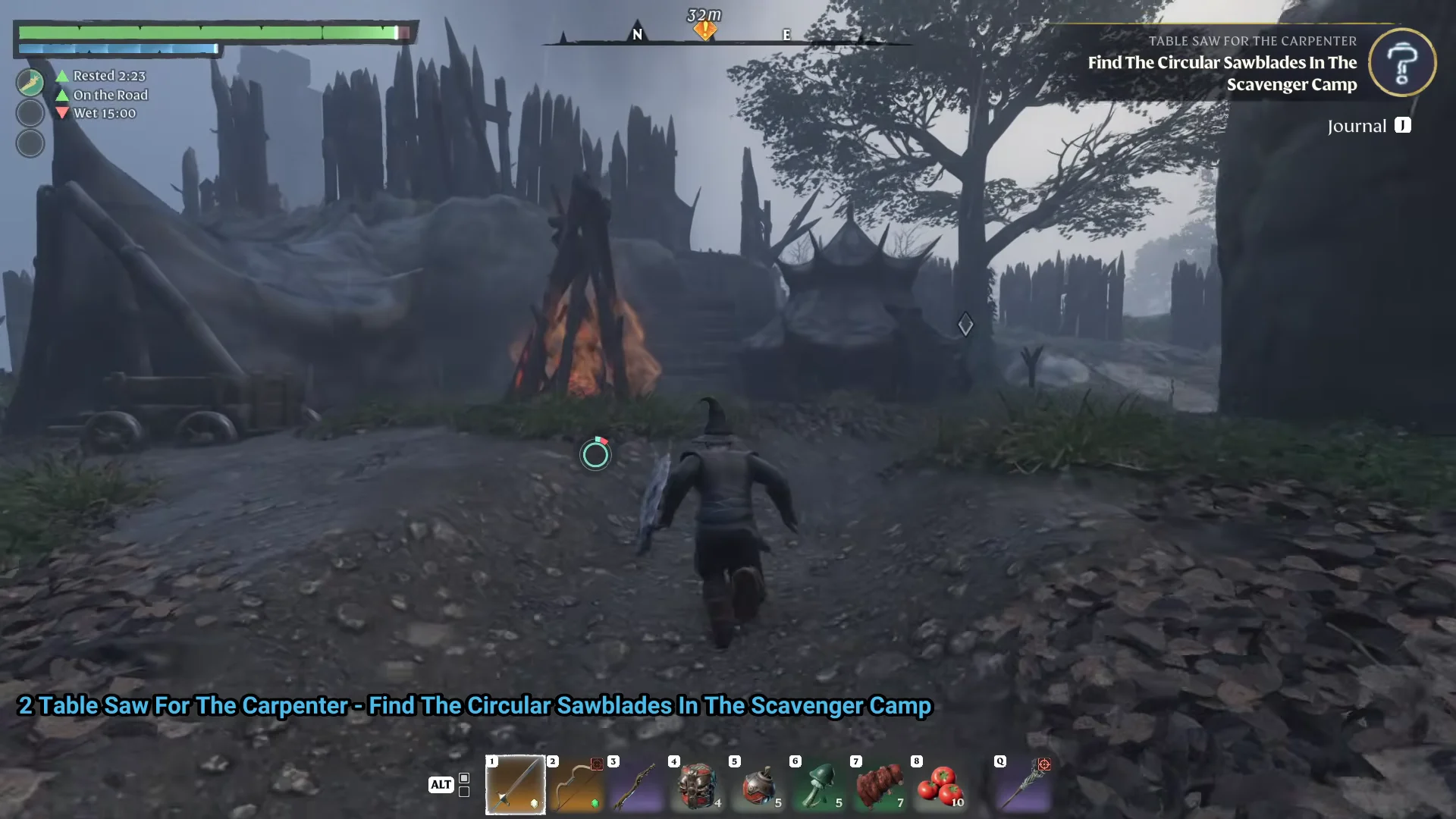 journal Find The Circular Sawblades In The Scavenger Camp