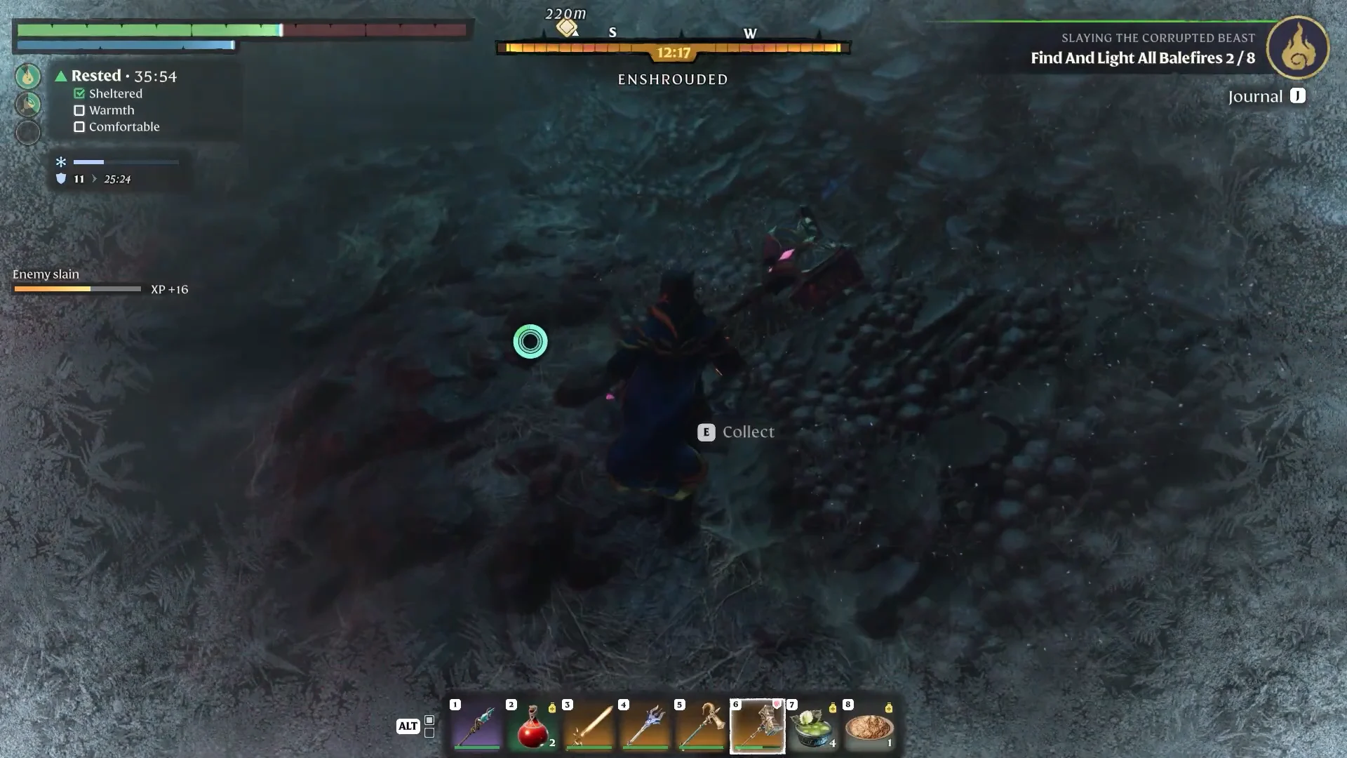 Fell Critter killed in the Shroud