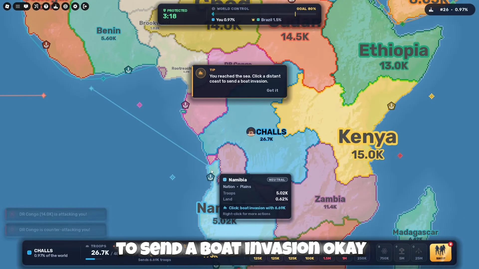 DR Congo & First Sea Access