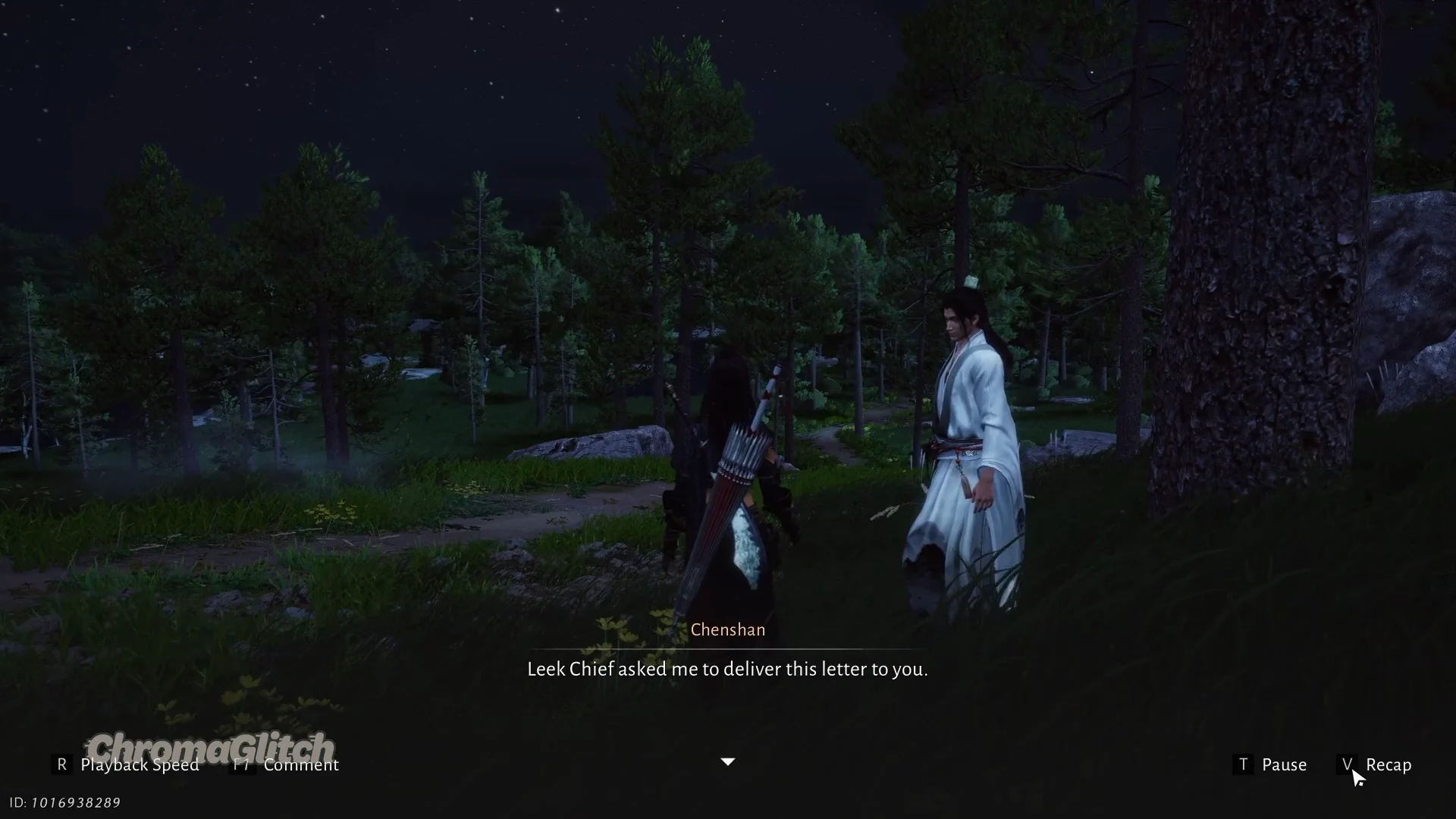 Delivering Letter to Yu Dun