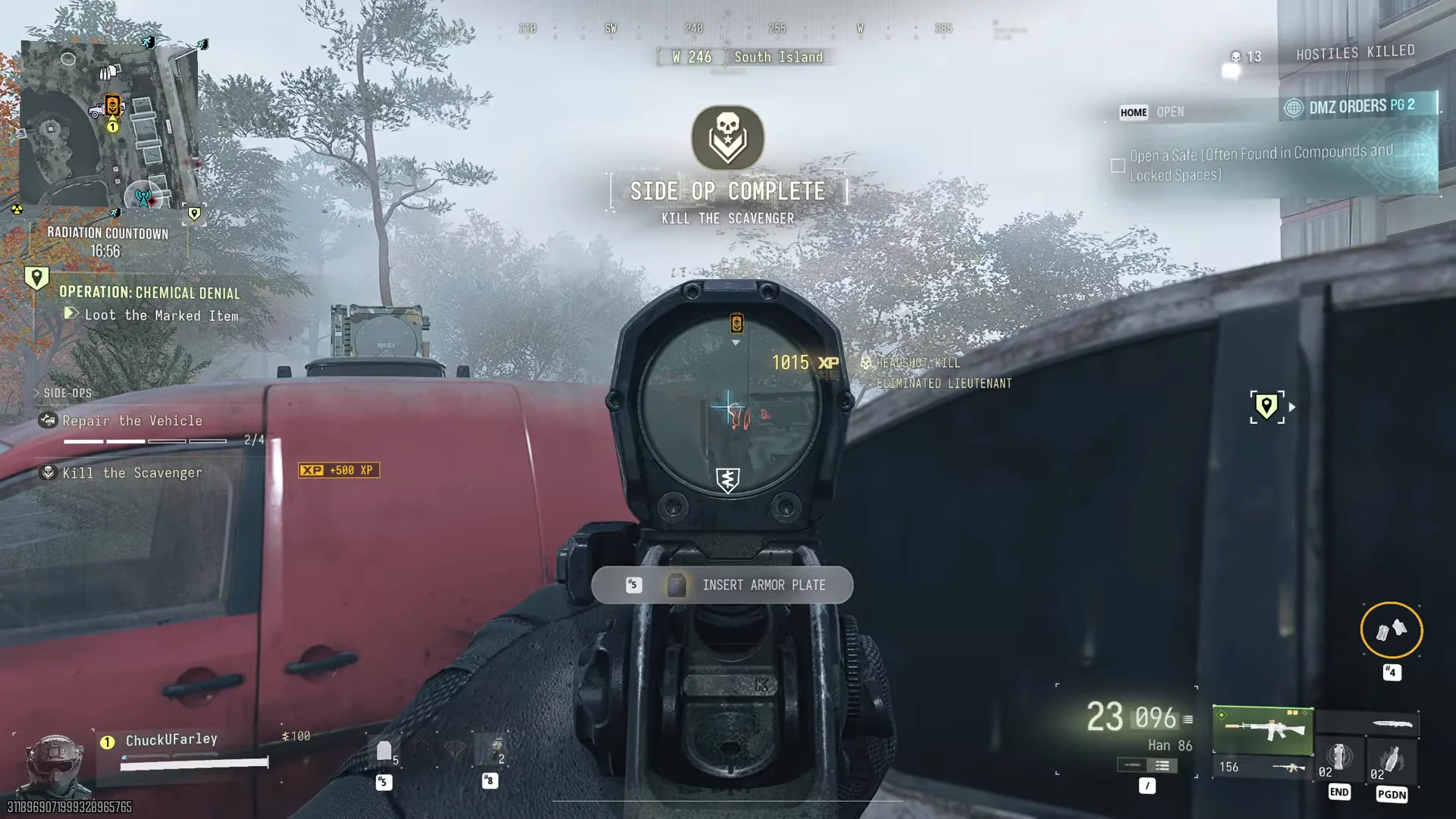 Kill the Scavenger side op complete