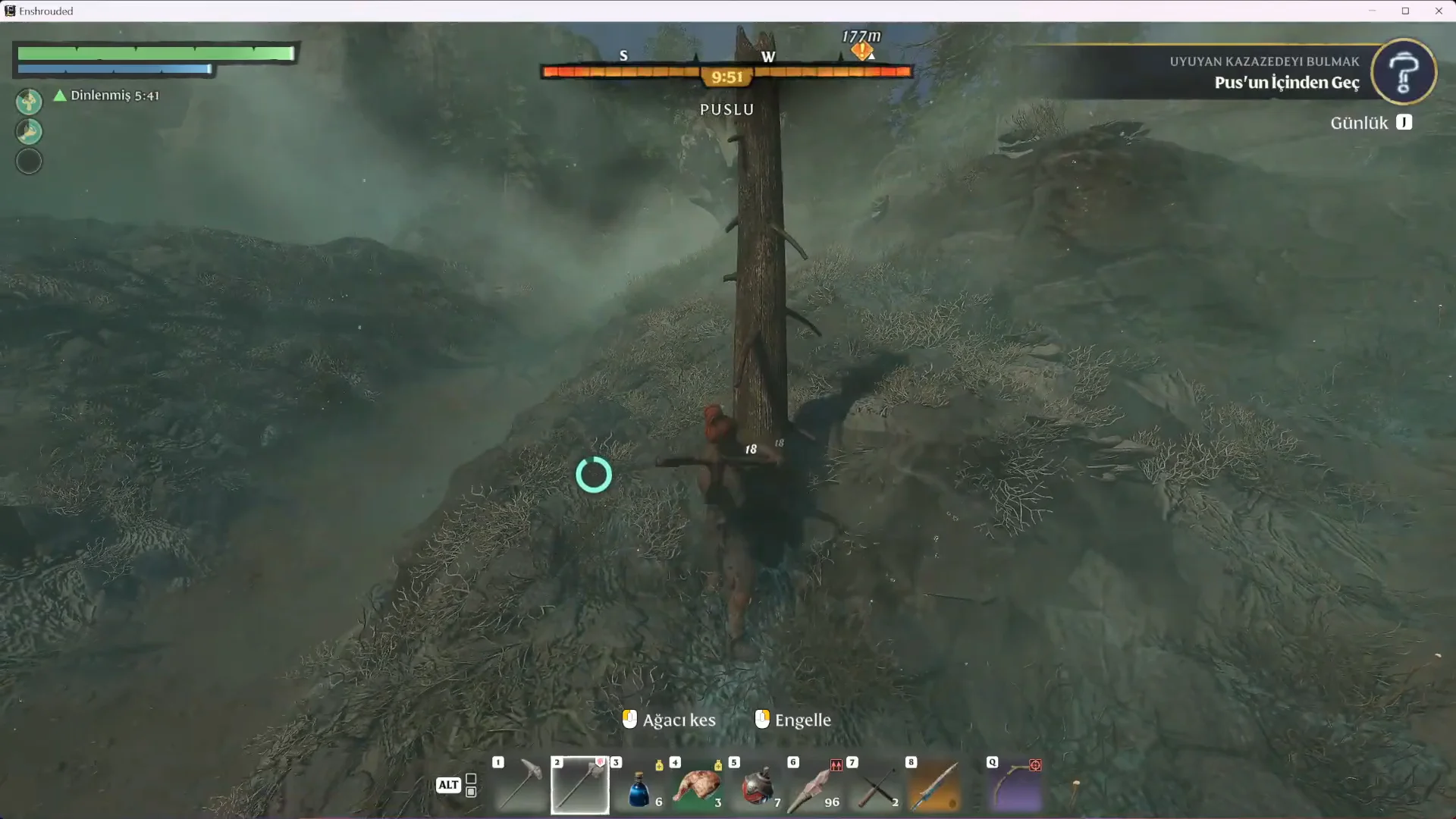 Chopping Shroud trees