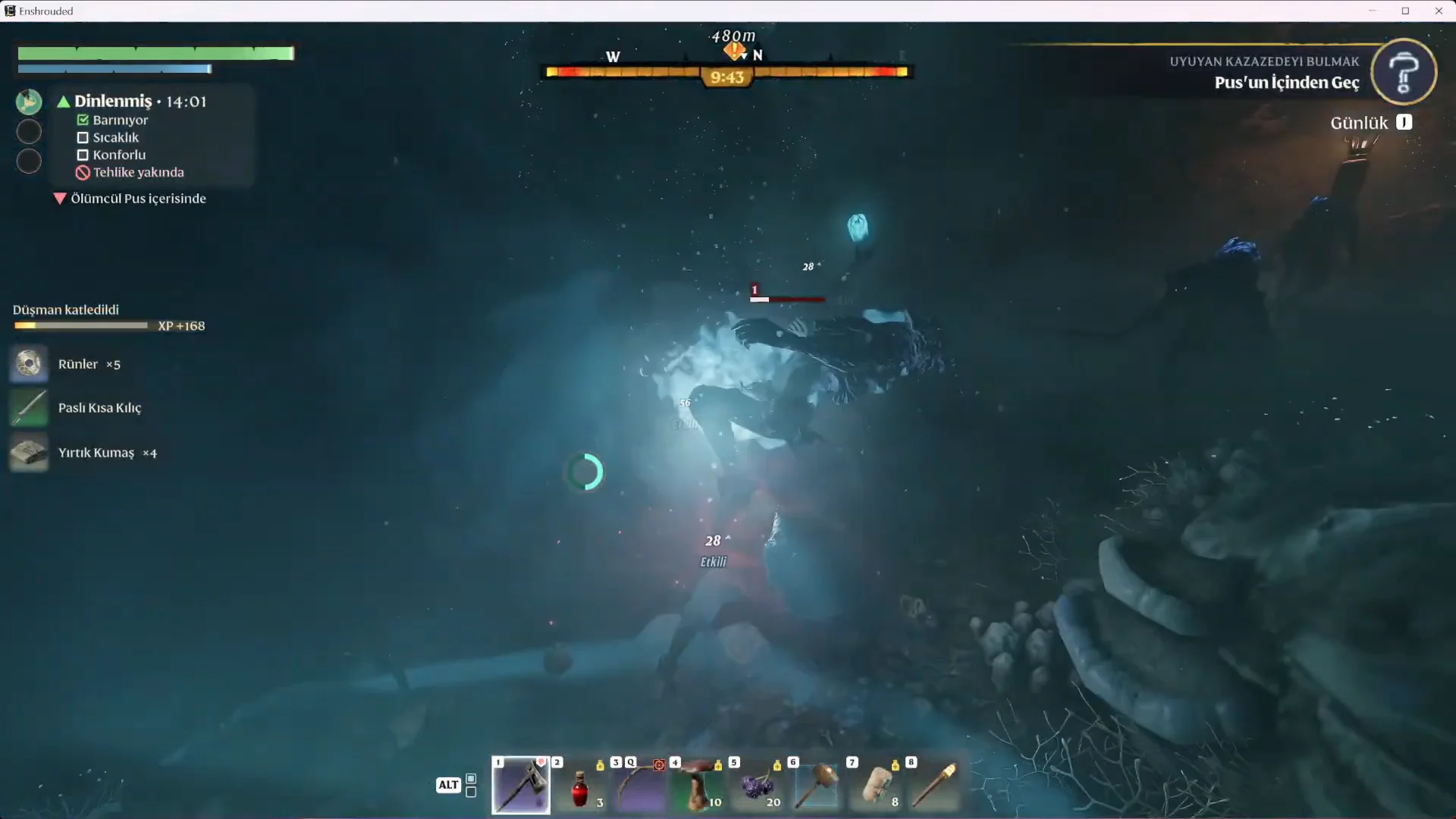 Shroud combat
