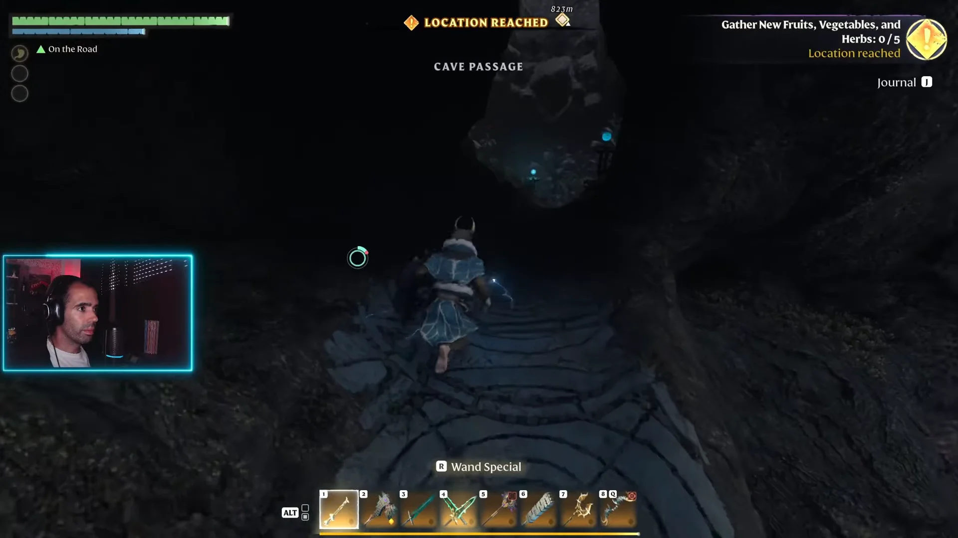 Entering Cave Passage