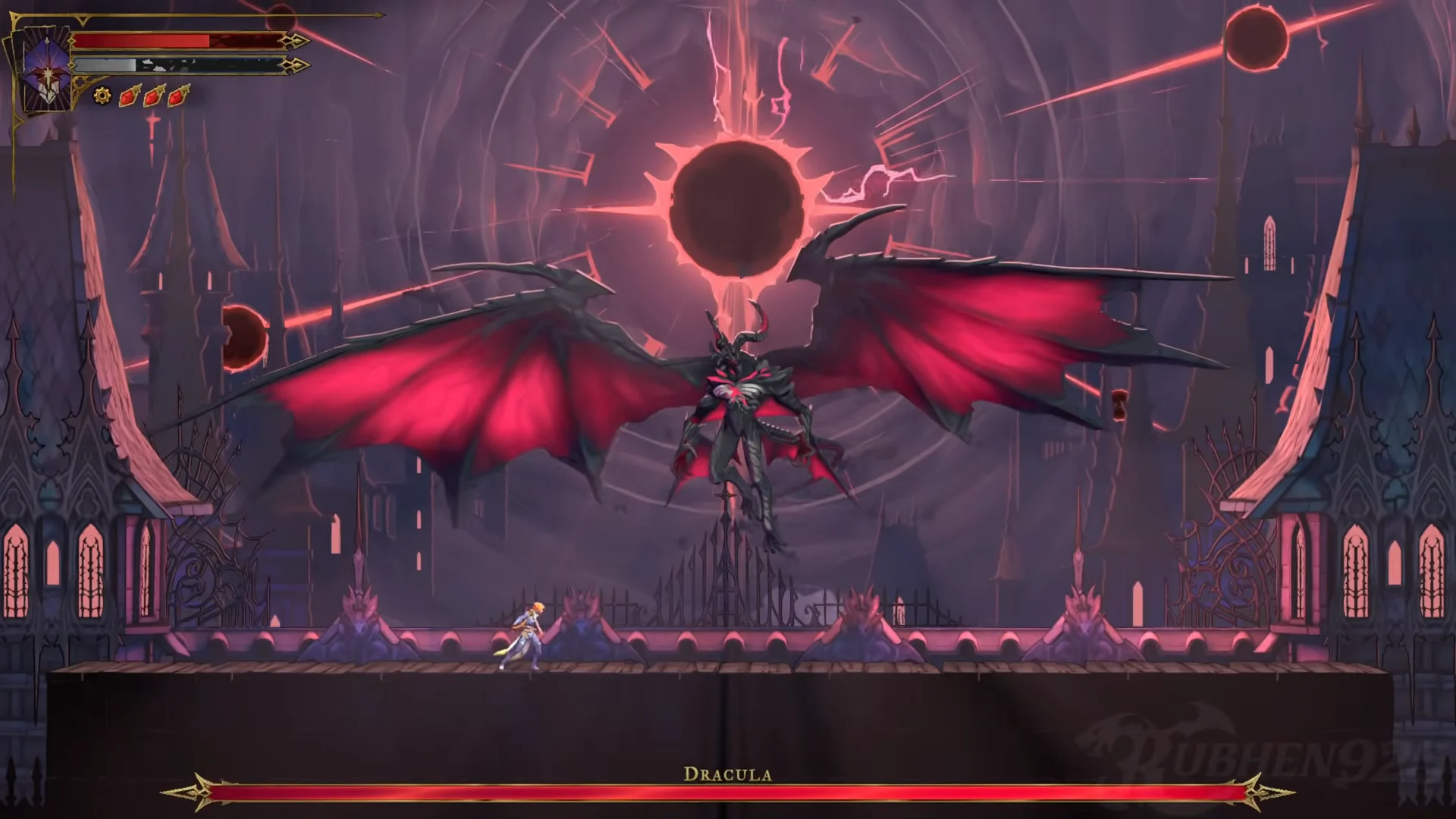 Demonic Dracula Boss Fight