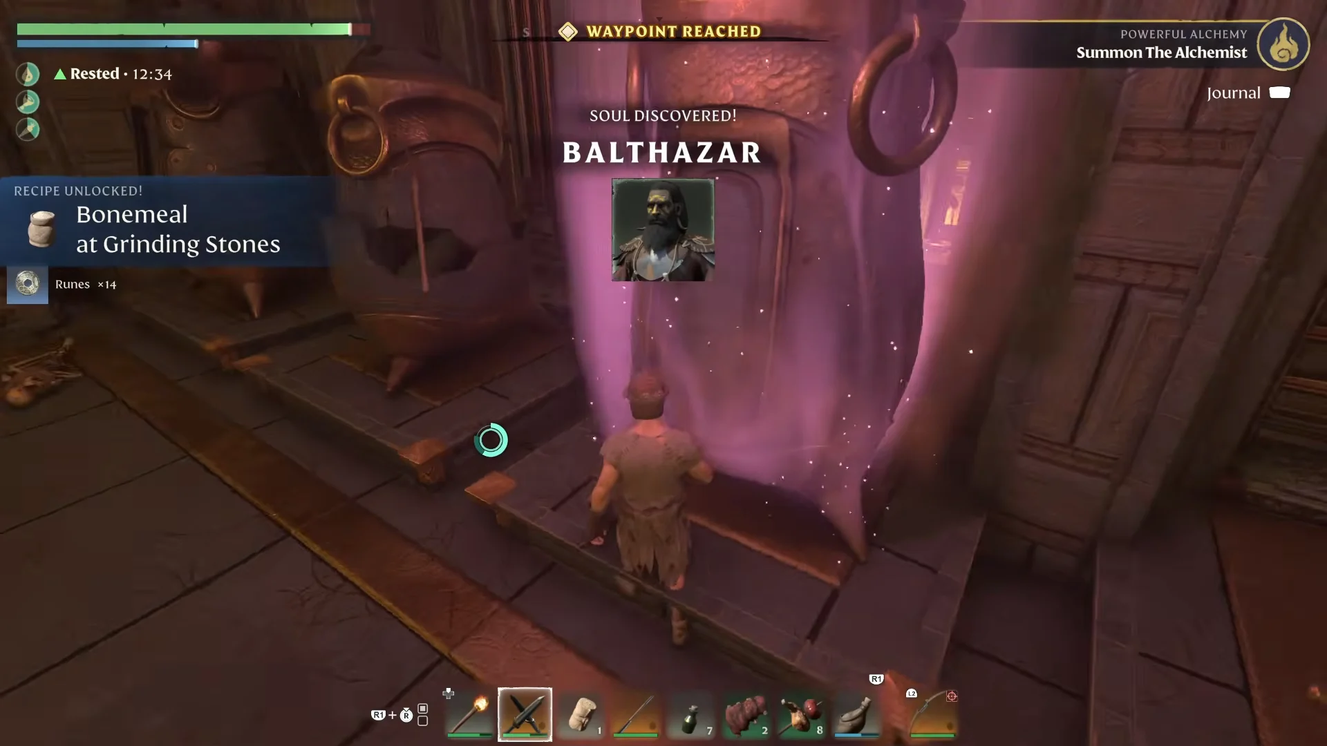 Awakening Balthazar the Alchemist