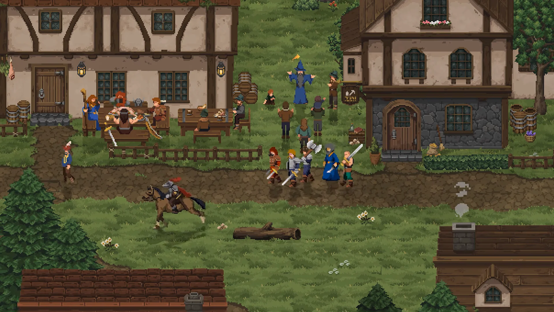 Town Exploration & Interiors