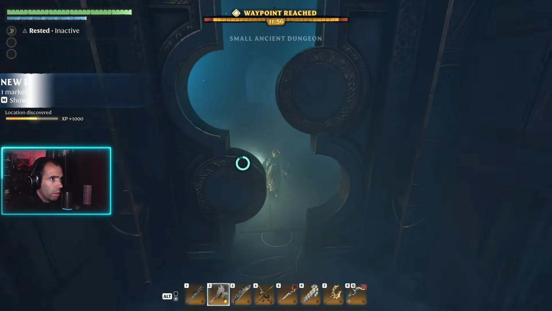 Entering Small Ancient Dungeon
