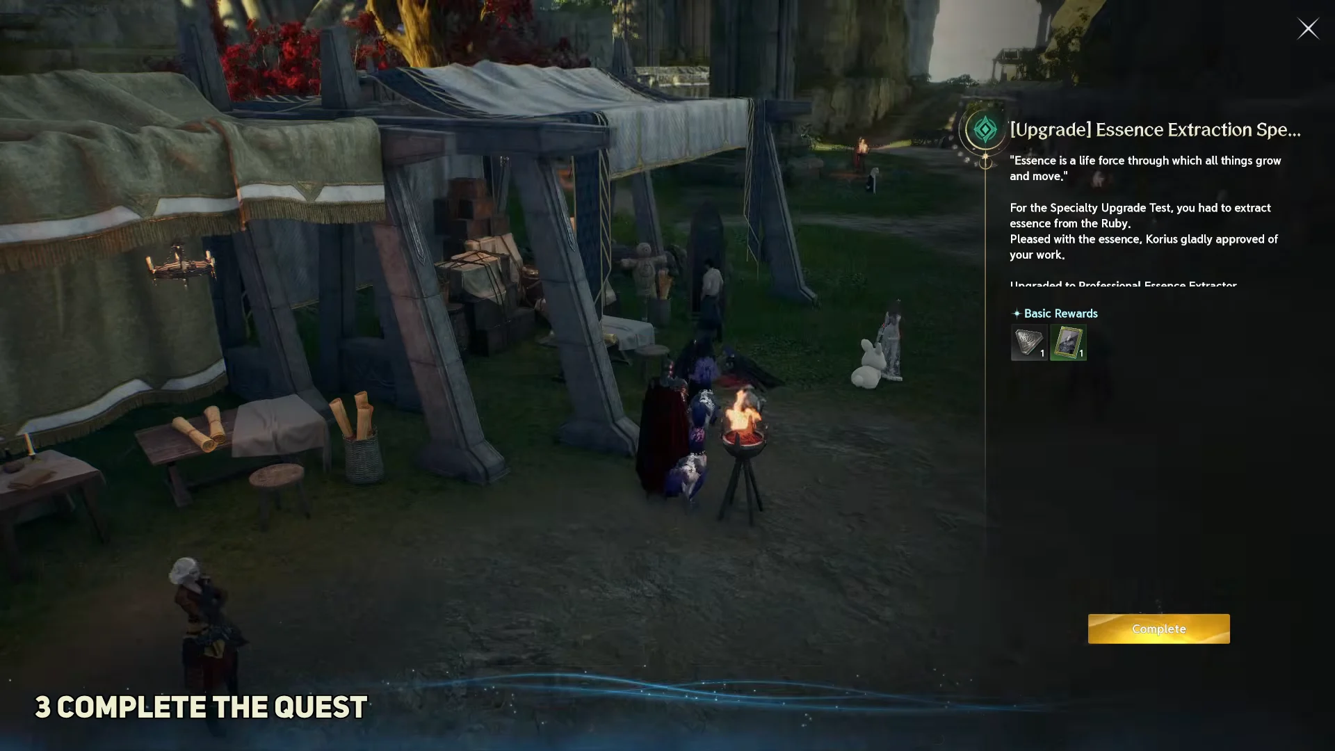 Completing Quest & Receiving Rewards