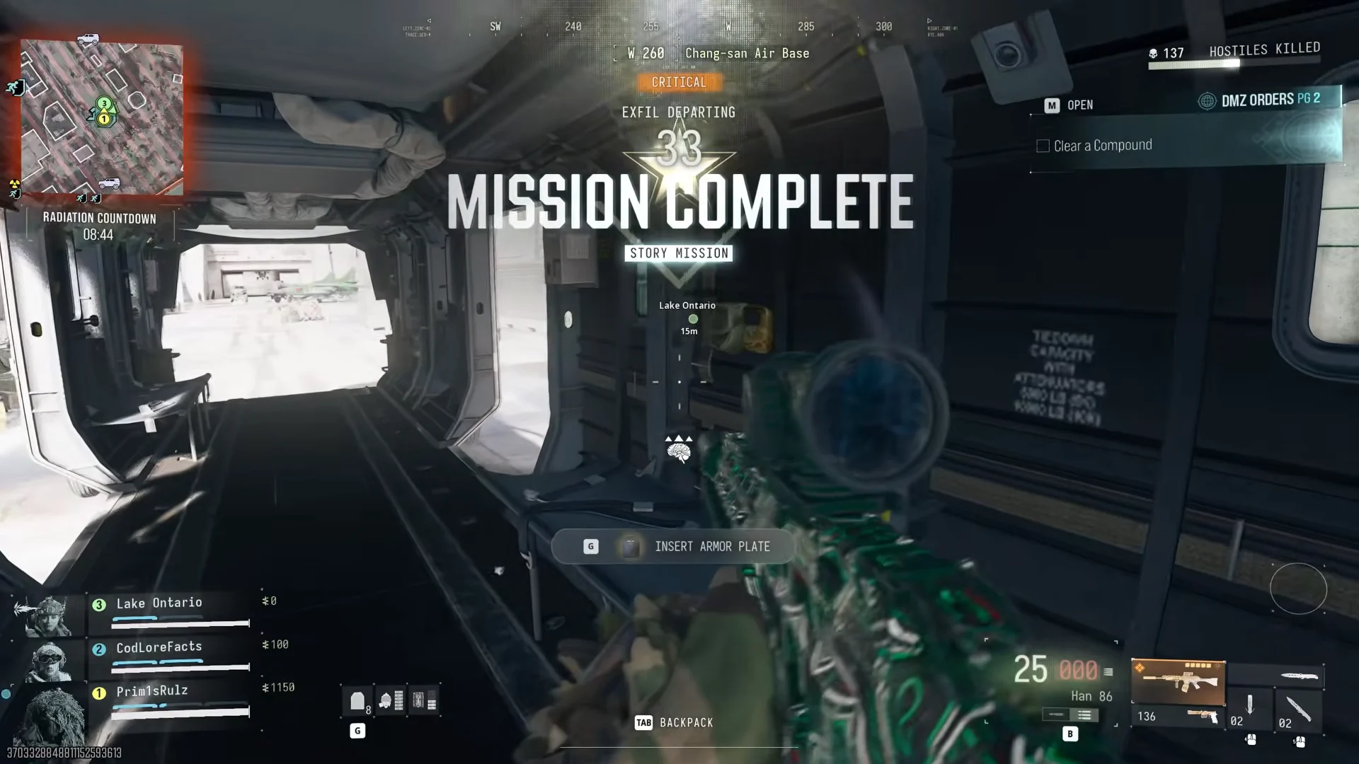 Mission complete aboard chopper