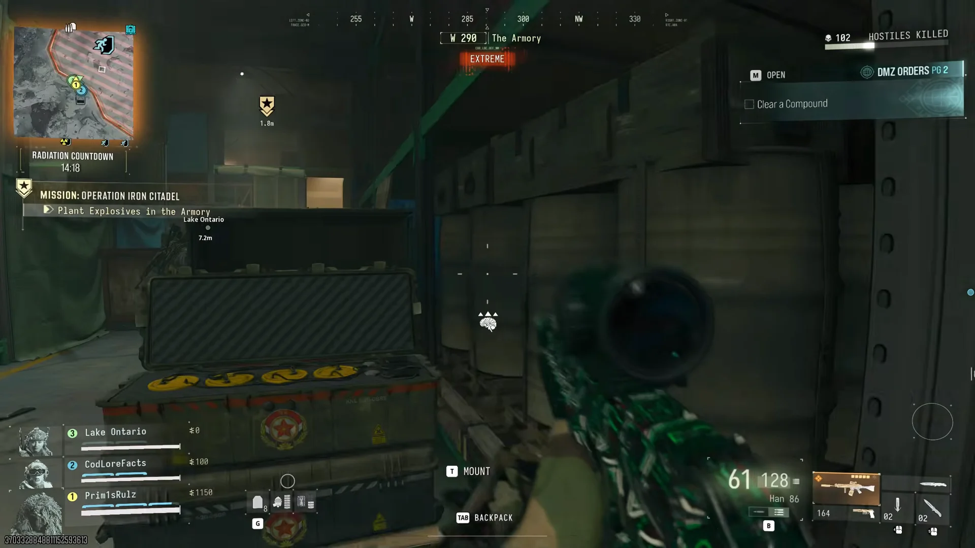 Explosives on armory crates