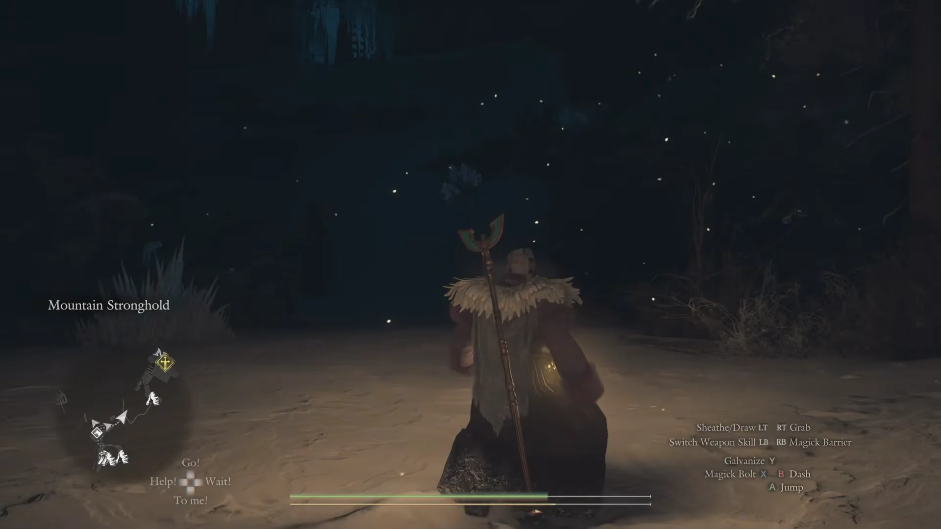 Arriving at the Mountain Stronghold