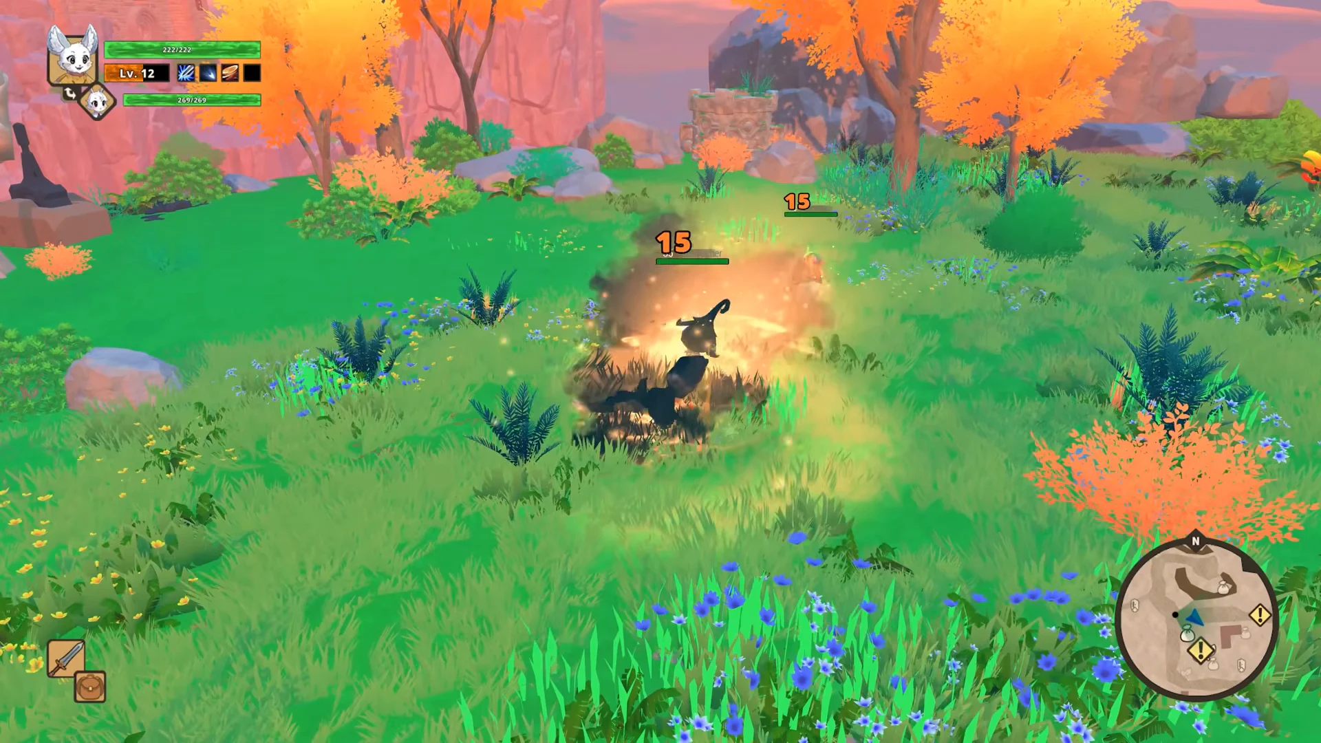 Combat gameplay